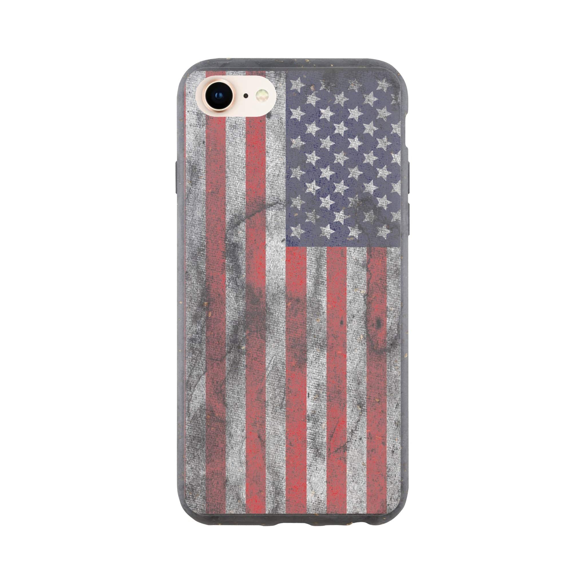 I-Phone Bio case/US-Vintage-Flag