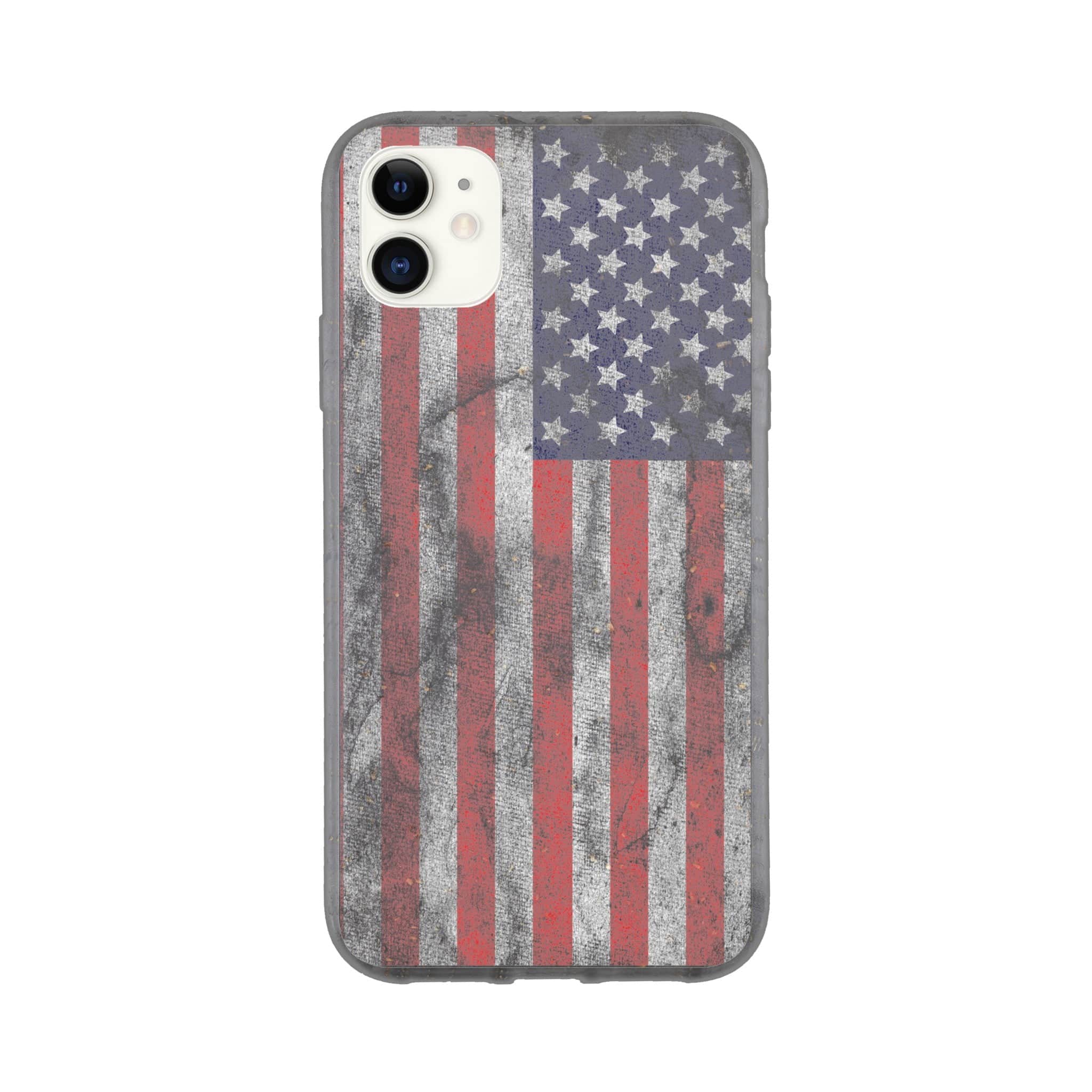 I-Phone Bio case/US-Vintage-Flag