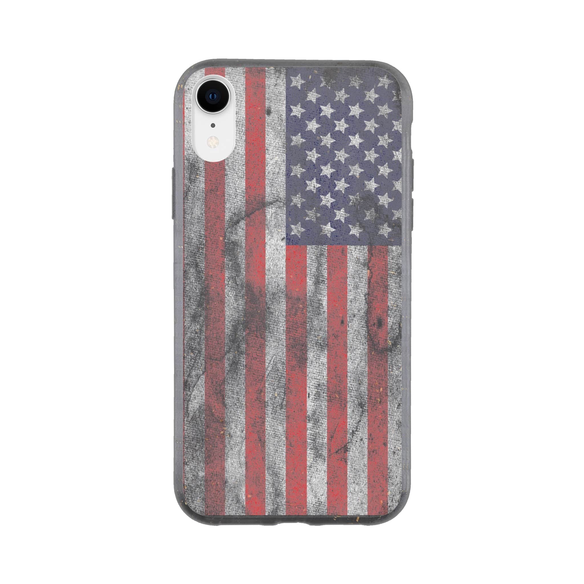 I-Phone Bio case/US-Vintage-Flag