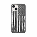 I-Phone Bio case/US-Vintage-Flag-BW