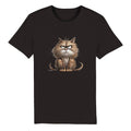 100% Organic Unisex T-shirt/Cat-Angry-Face