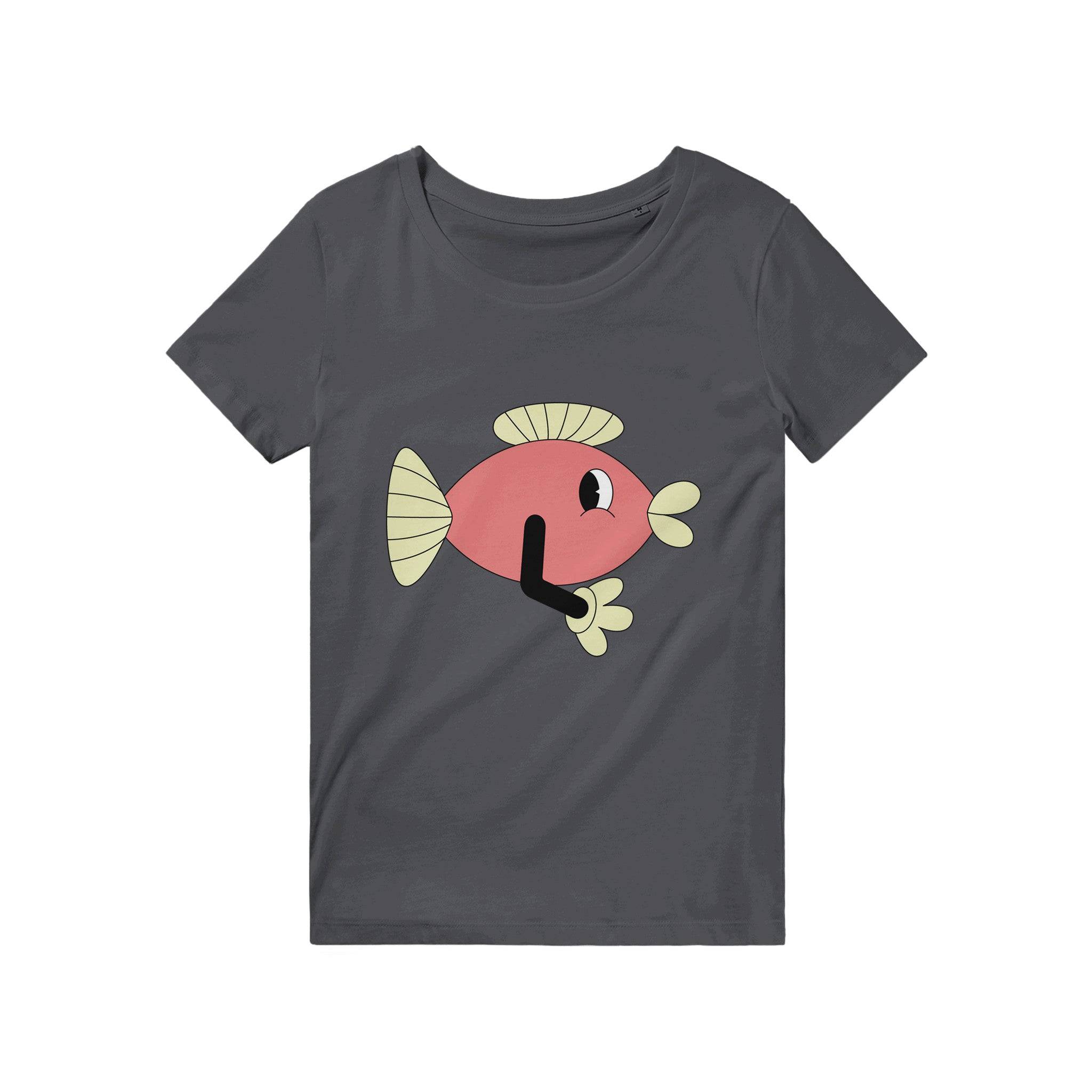 100% Organic Unisex T-shirt/Funny-Fish