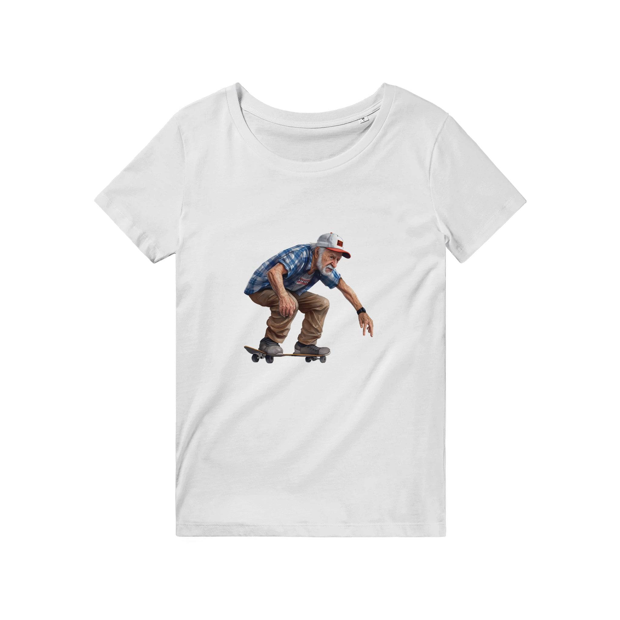 100% Organic Unisex T-shirt/Grandpa-Skate