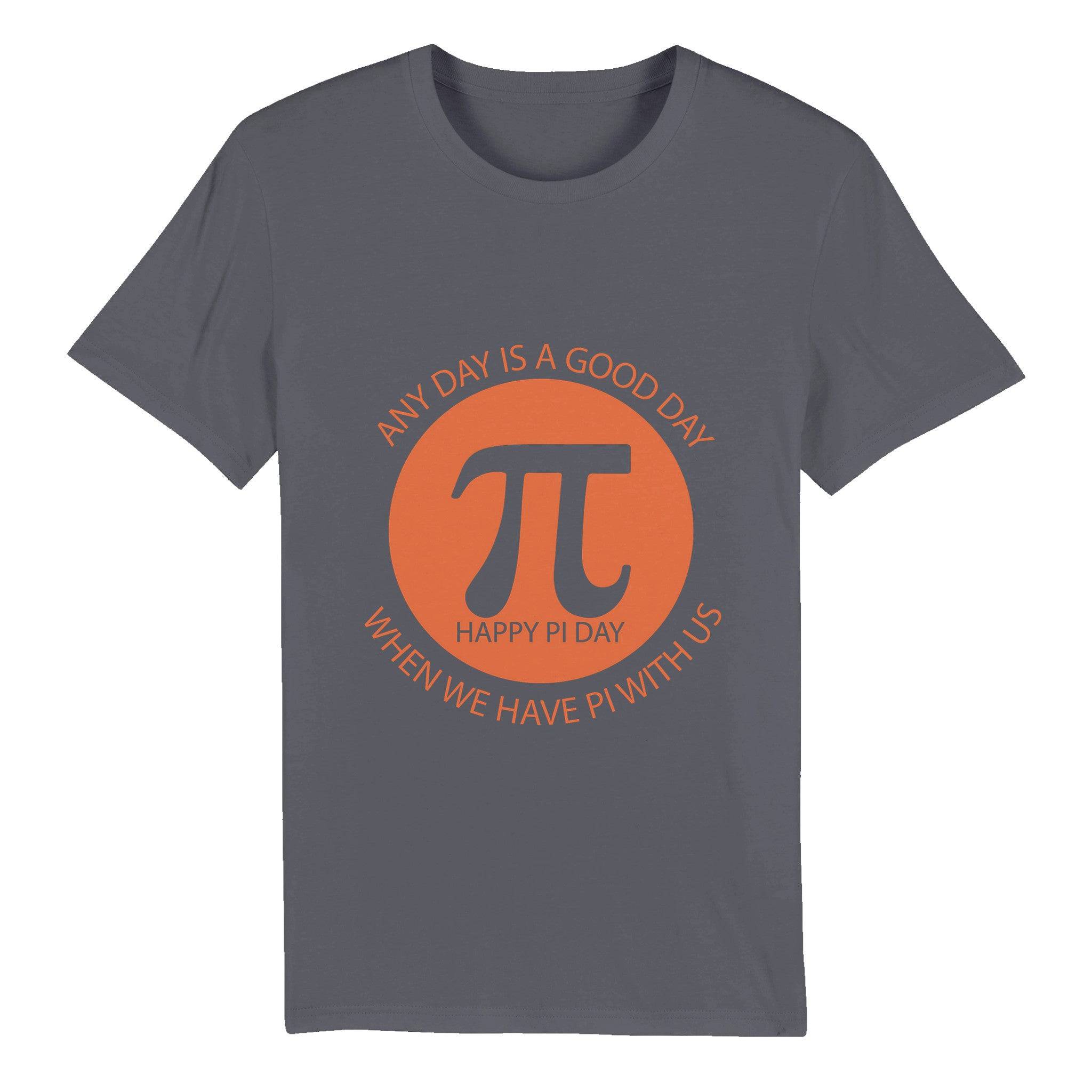100% Organic Unisex T-shirt/π-Happy-Day