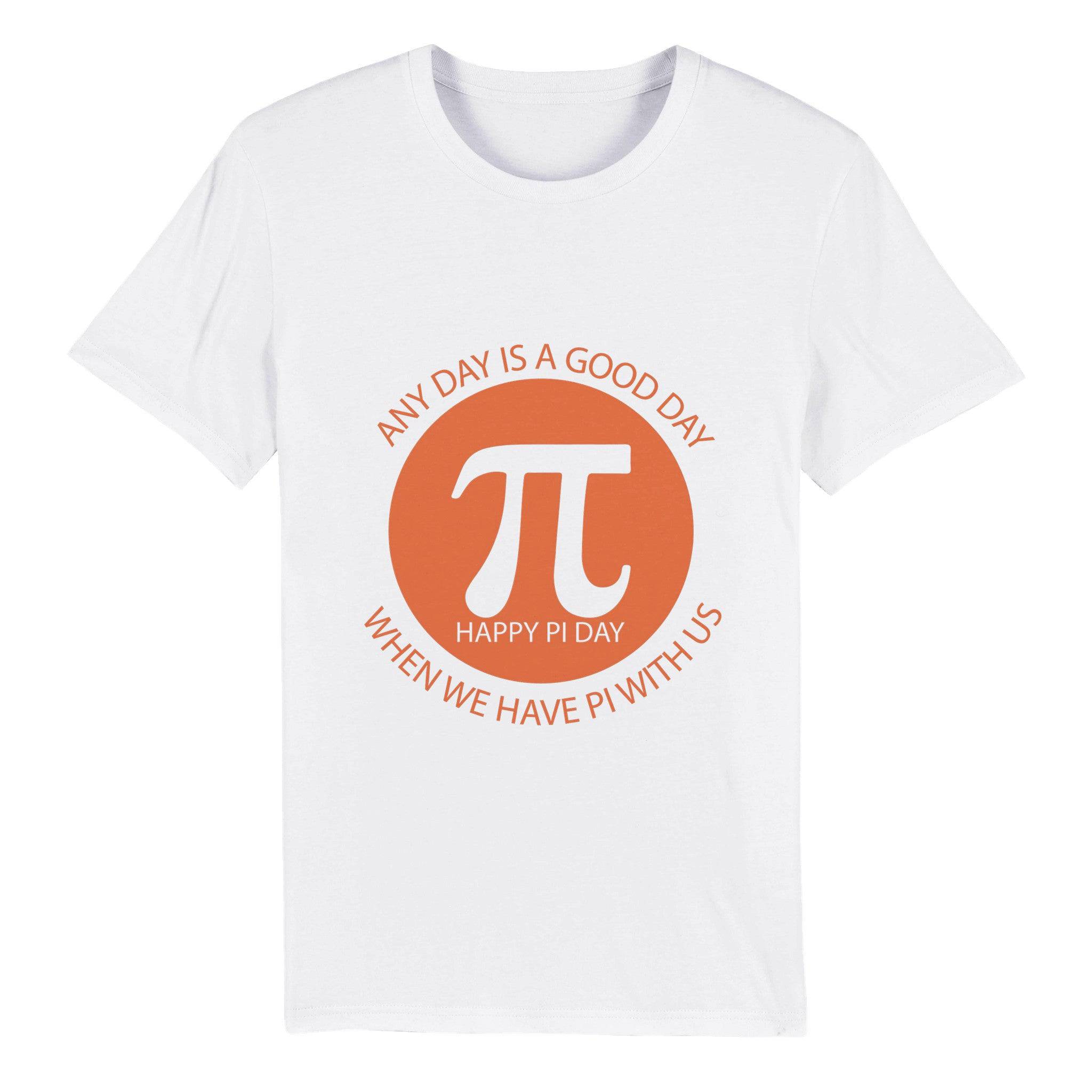 100% Organic Unisex T-shirt/π-Happy-Day