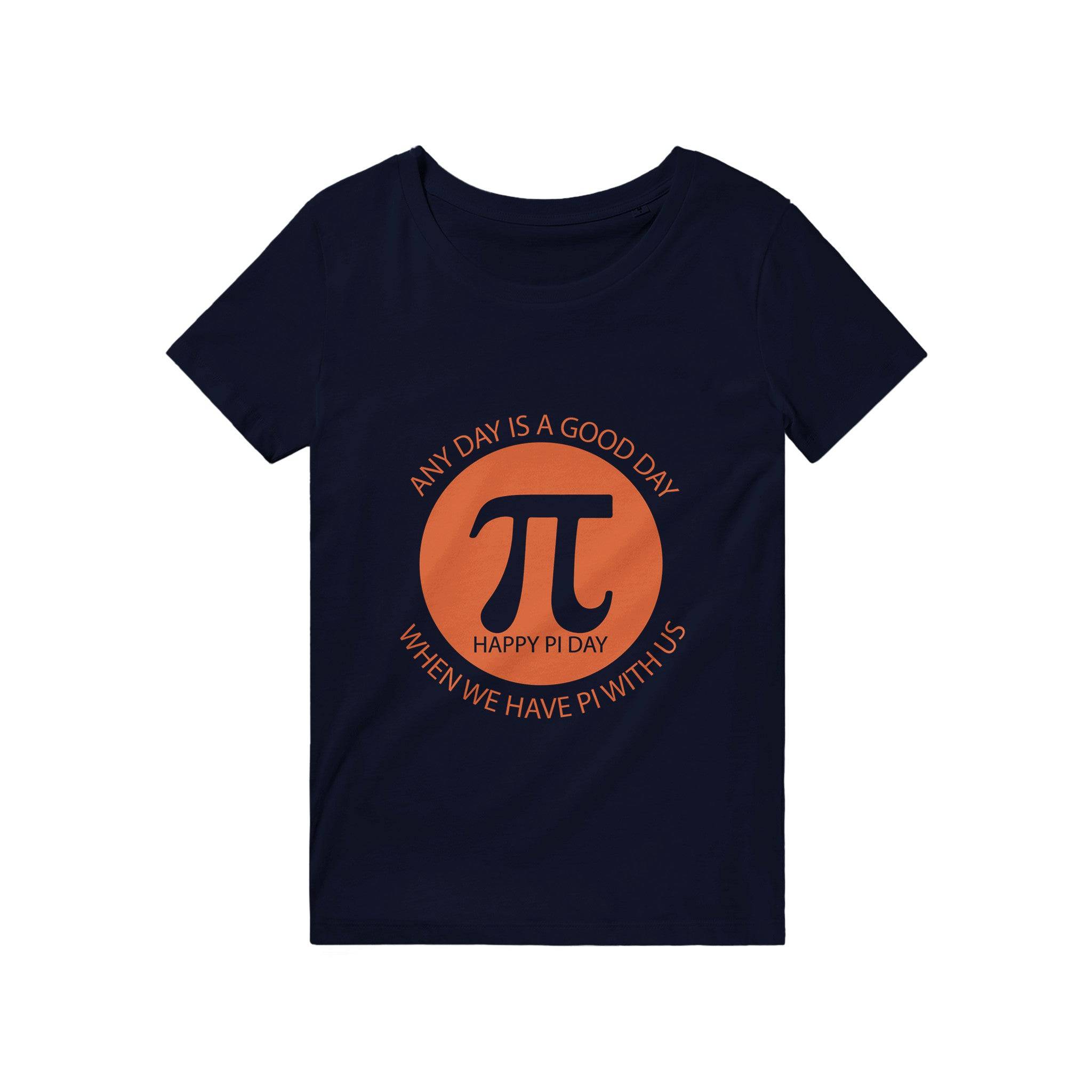 100% Organic Unisex T-shirt/π-Happy-Day