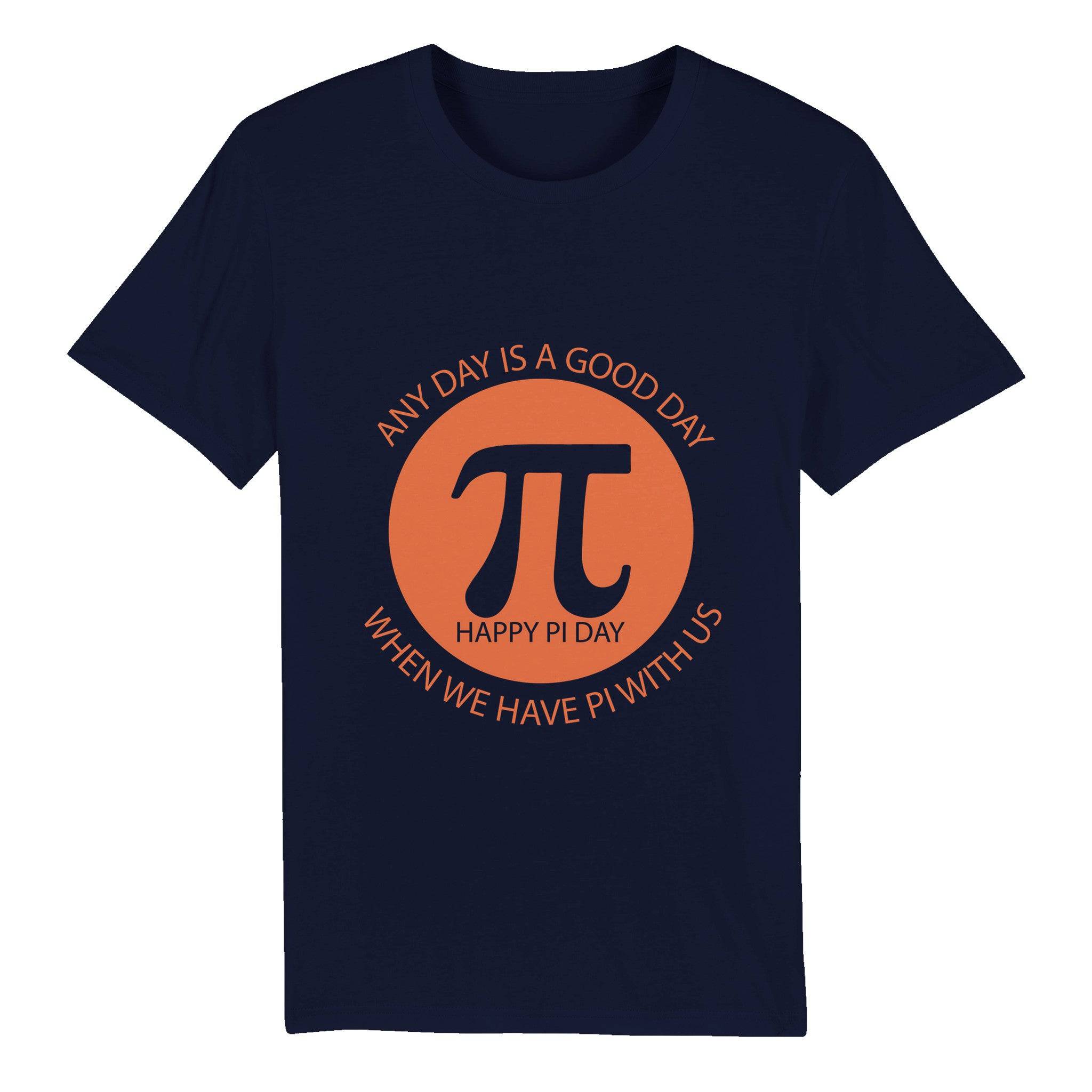 100% Organic Unisex T-shirt/π-Happy-Day