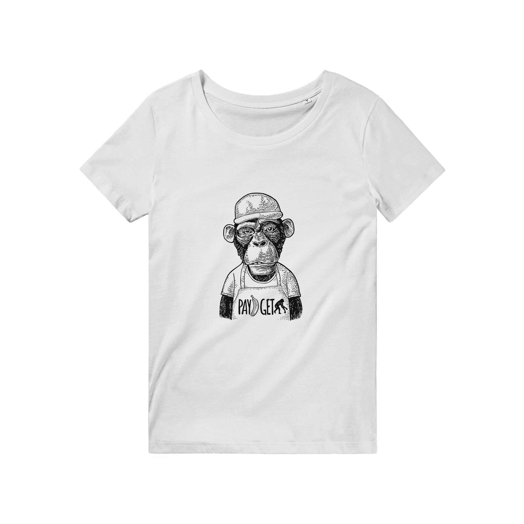 100% Organic Unisex T-shirt/Monkey-Banana