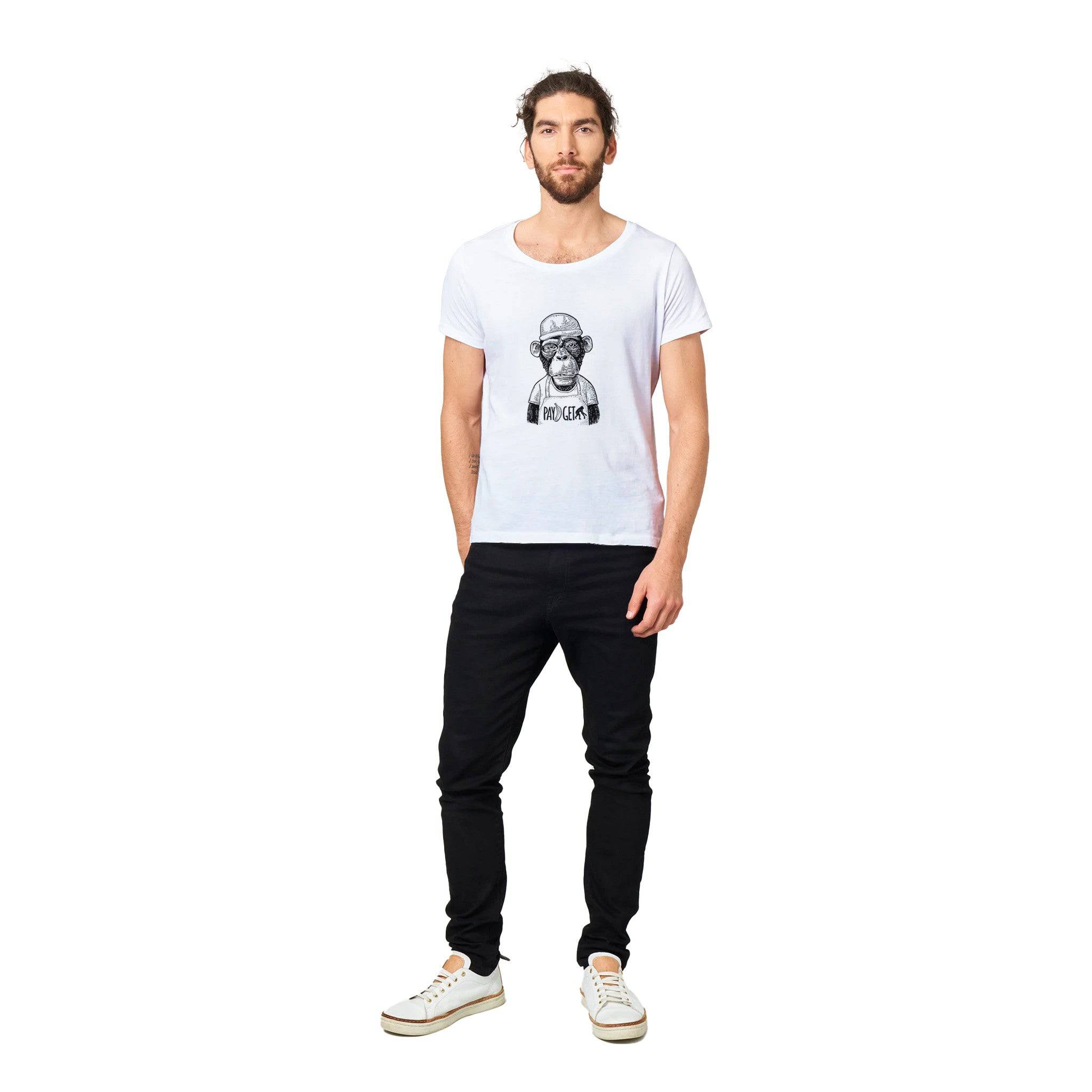 100% Organic Unisex T-shirt/Monkey-Banana