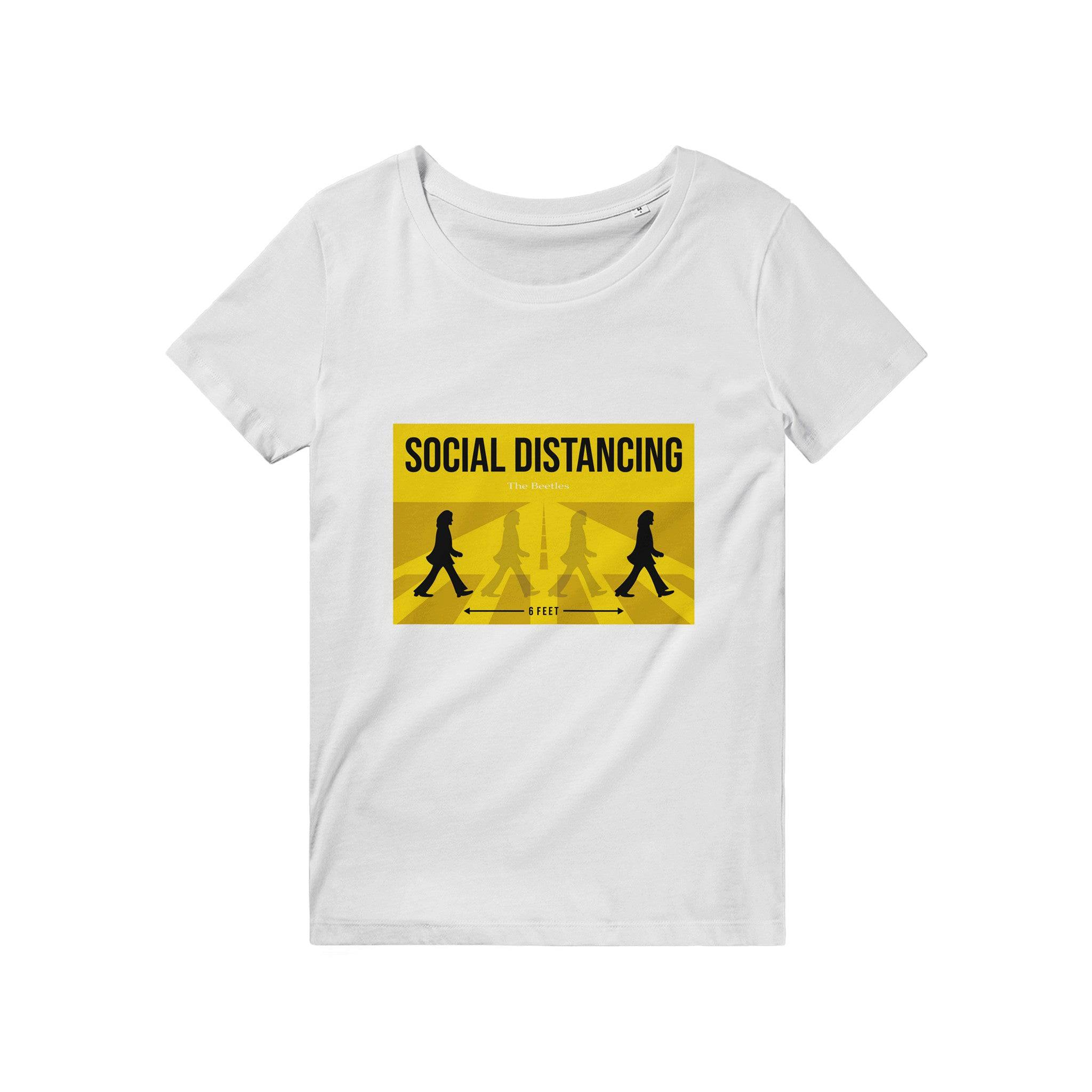 100% Organic Unisex T-shirt/Social-Distancing
