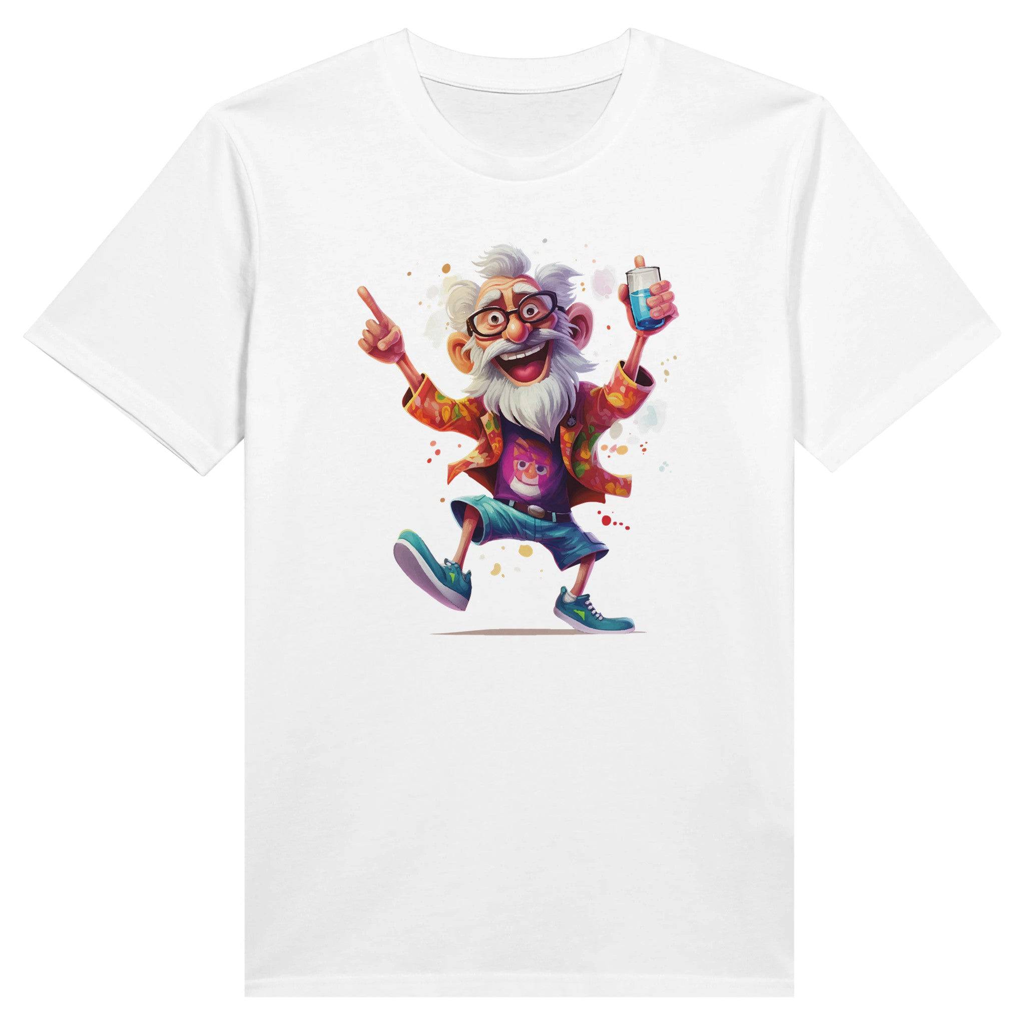 100% Organic Unisex T-shirt/Happy-Drunk-Grandpa
