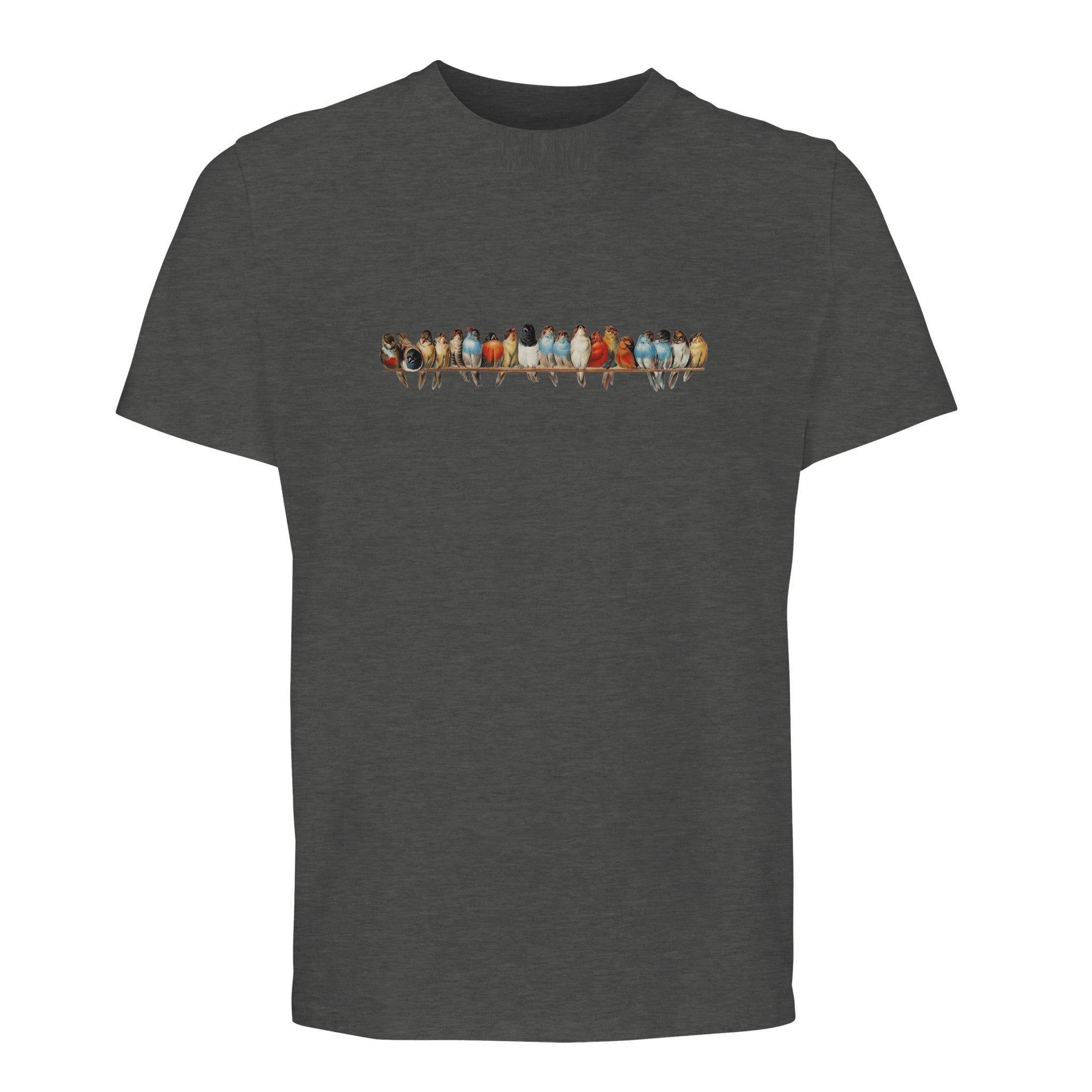 100% Organic Unisex T-shirt/Birds-On-The-Wire/Convension