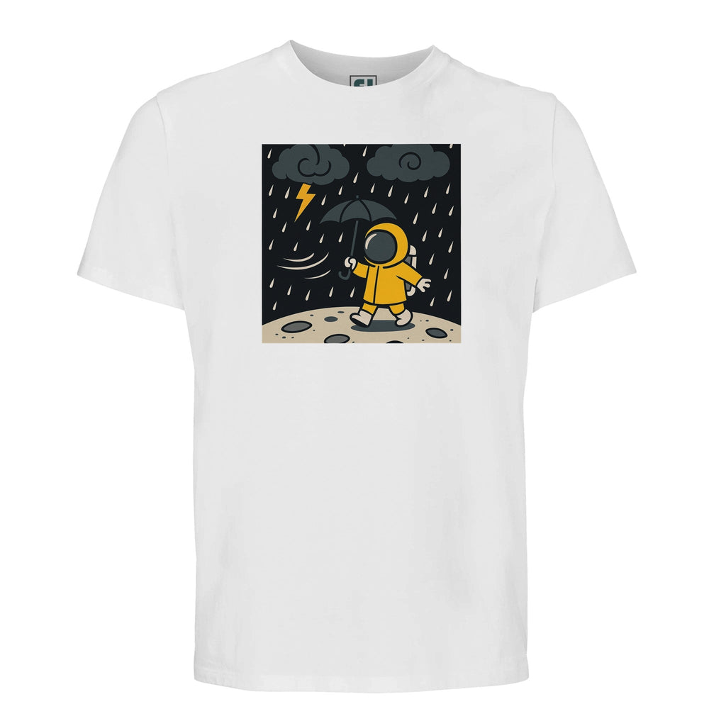 Moonwalk in the Rain Astronaut Graphic Tee/Sustainable-Organic-Cotton-Apparel