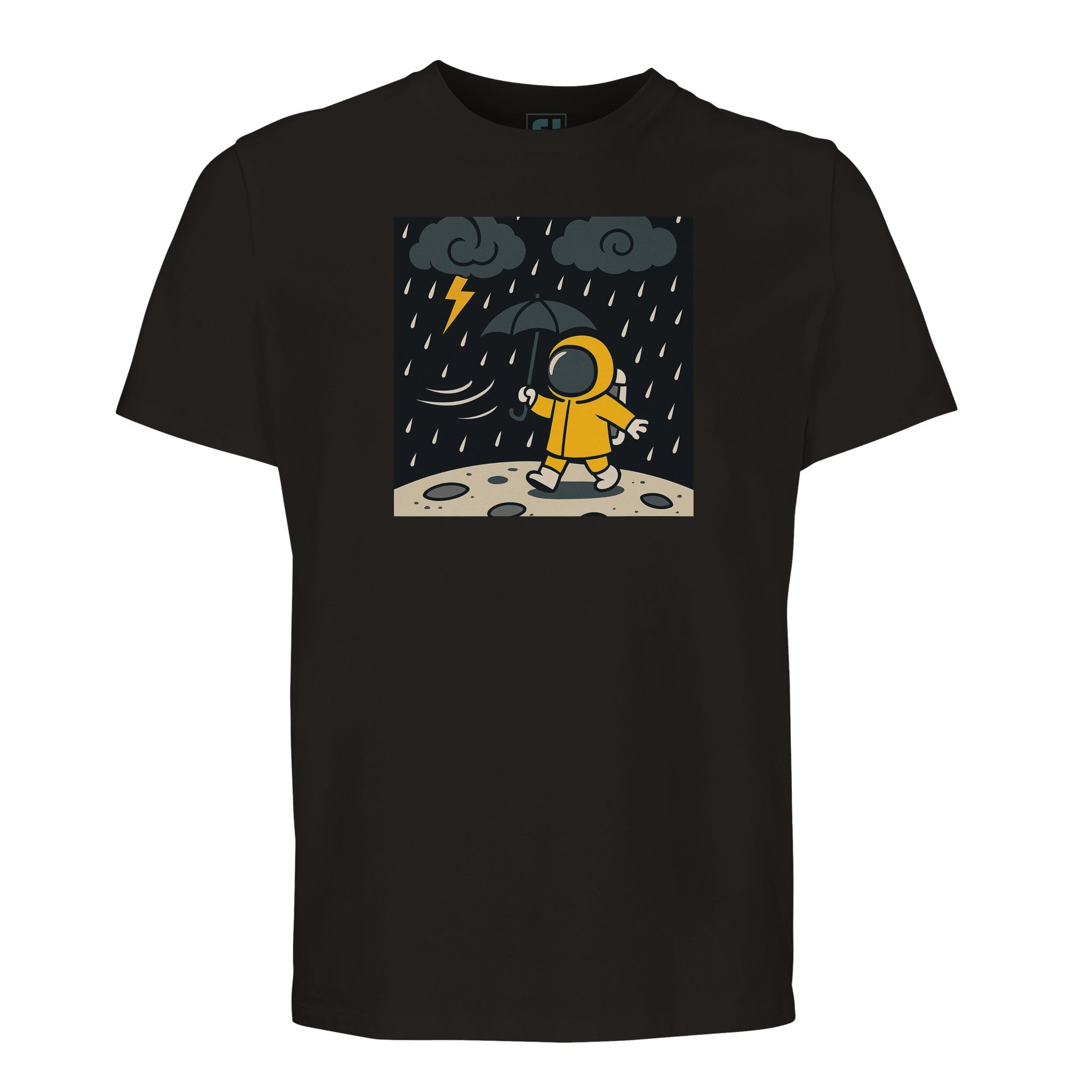 Moonwalk in the Rain Astronaut Graphic Tee/Sustainable-Organic-Cotton-Apparel