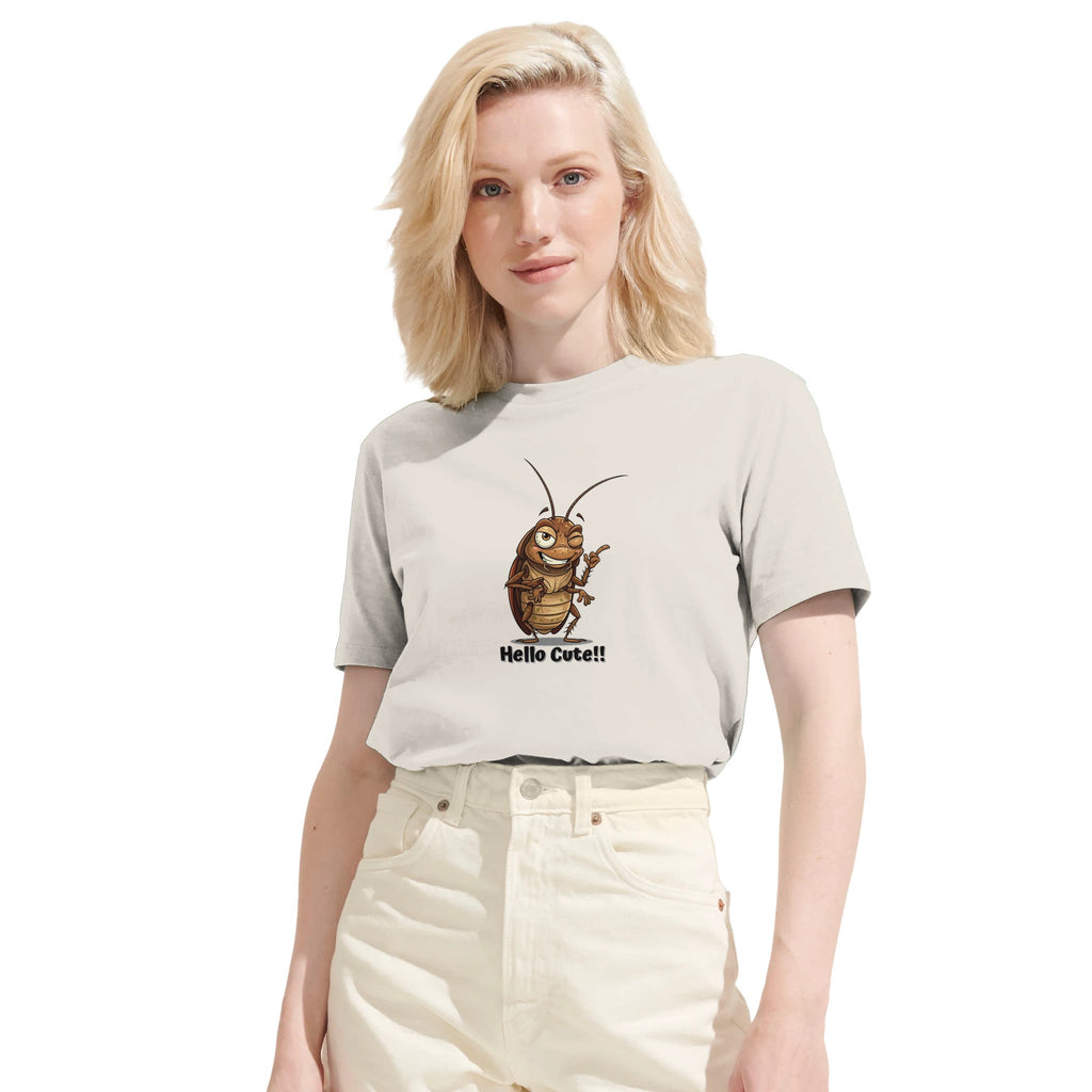 Wacky Winking Cockroach /Playful Insect Art Apparel in/Sustainable-Organic-Cotton-Apparel