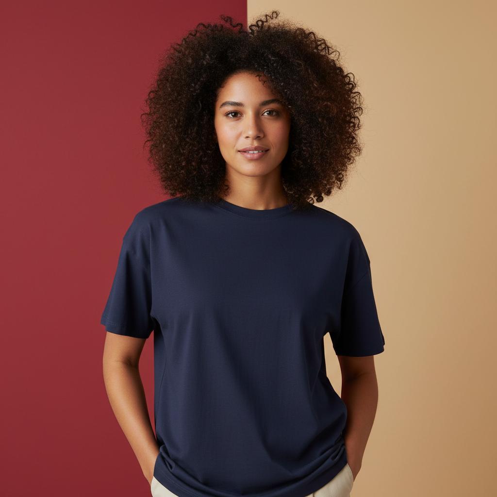 Organic Oversized T-shirt/Outlaw Skull & Bat Rider  – Bold Street Style