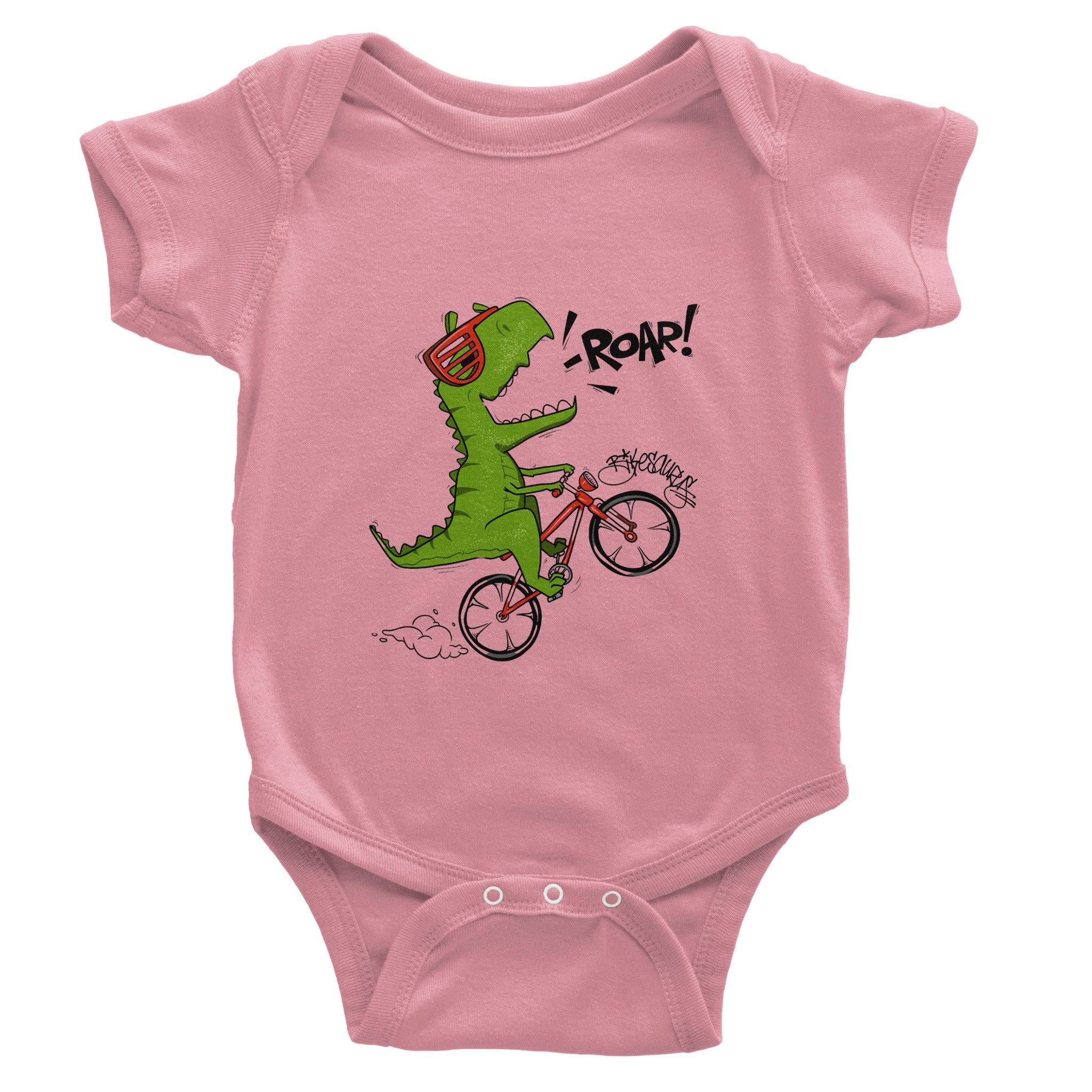 Organic cotton baby bodysuit/Dino-Roar - Classic