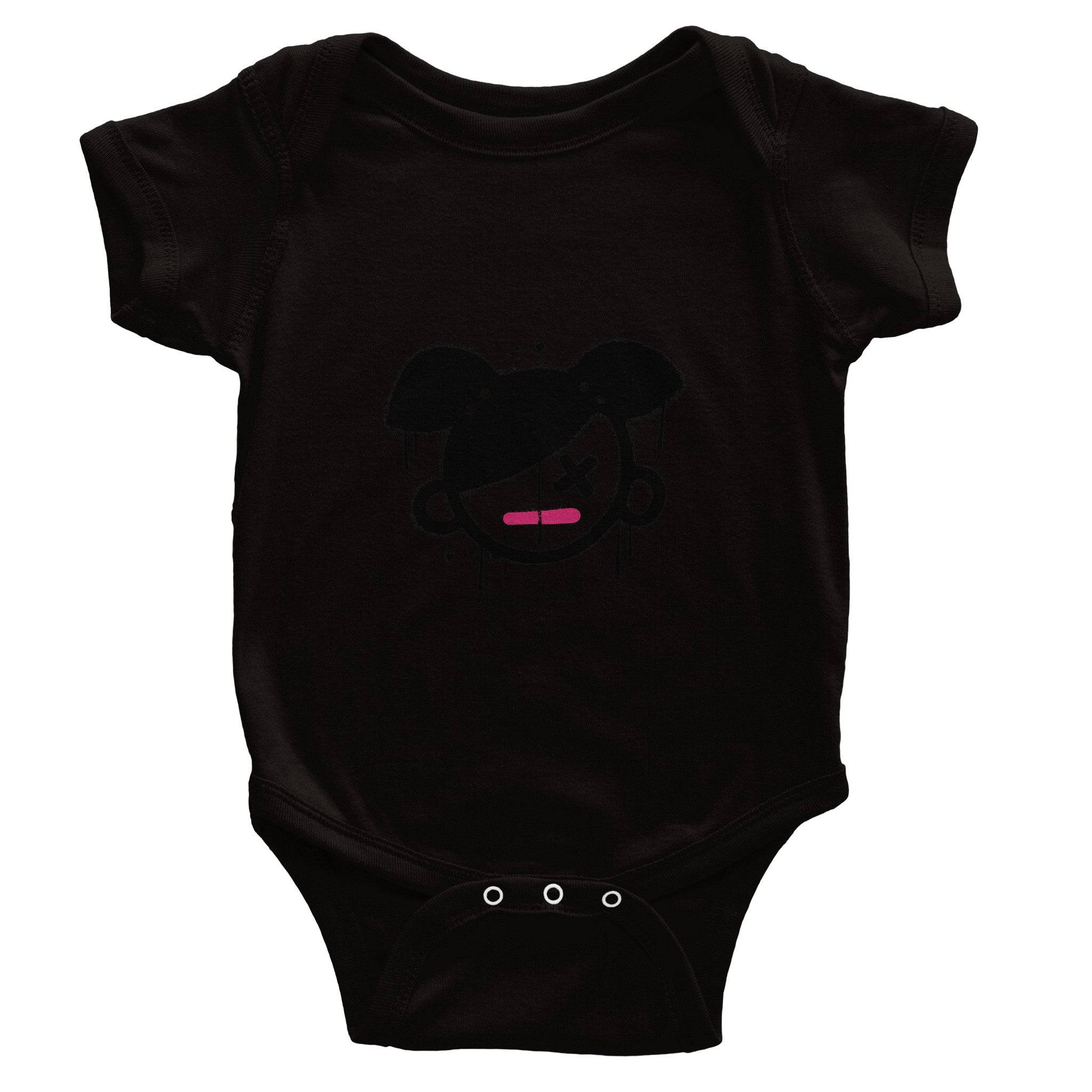 Organic cotton baby bodysuit/Girly - Classic