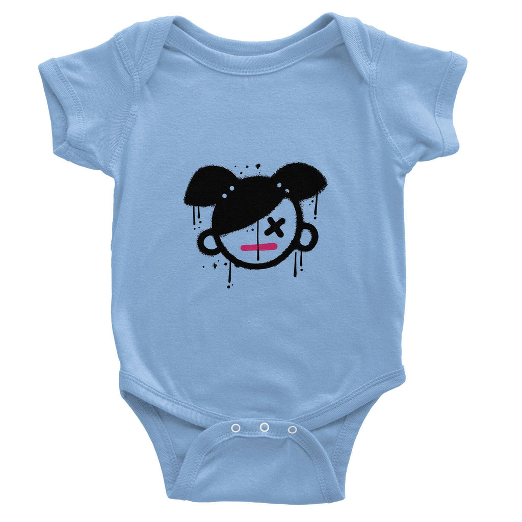 Organic cotton baby bodysuit/Girly - Classic