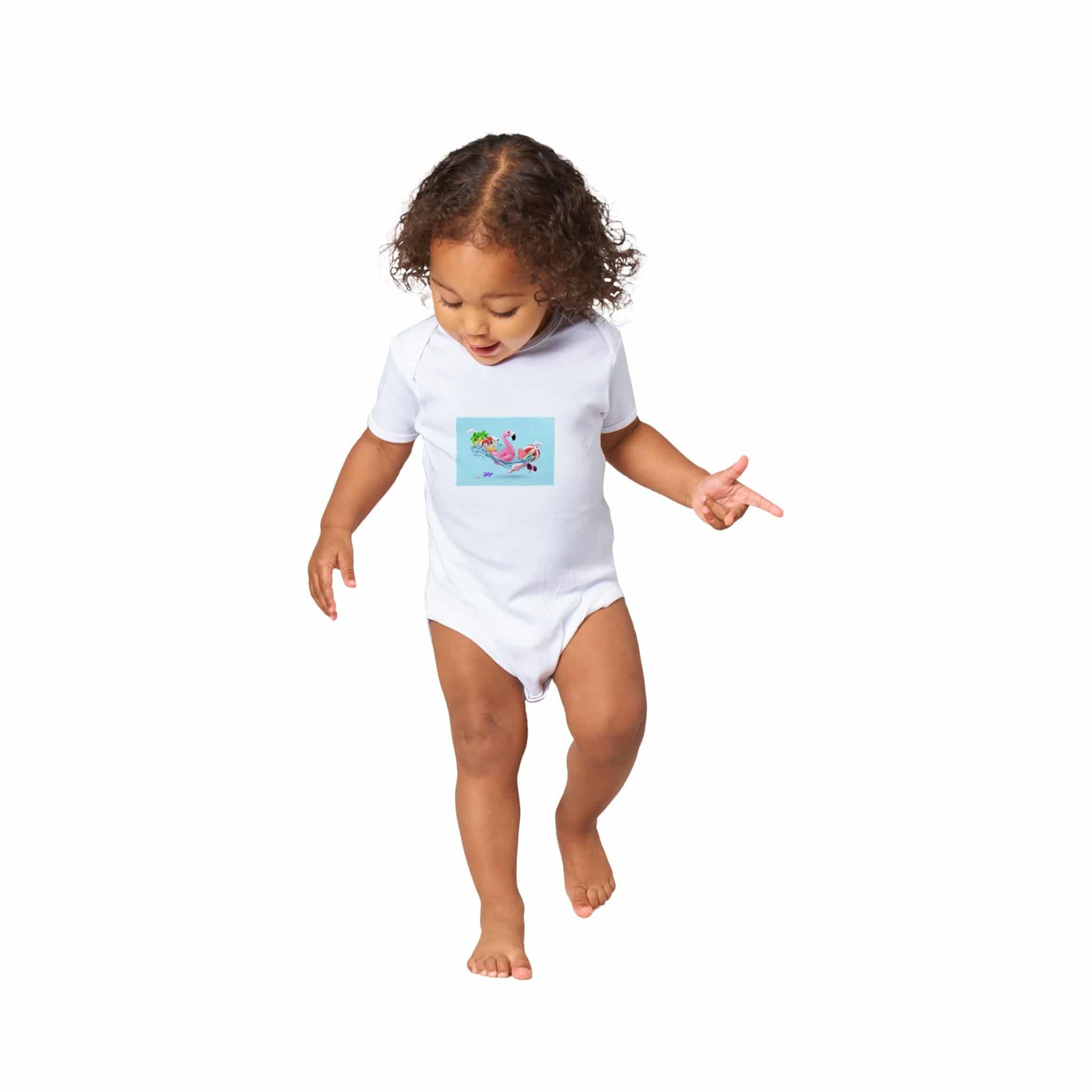 Organic cotton baby bodysuit/Summer-Tools - Classic