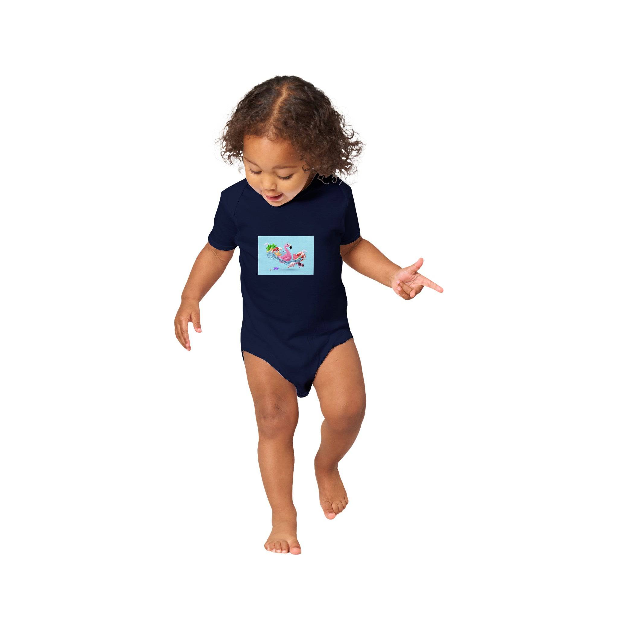 Organic cotton baby bodysuit/Summer-Tools - Classic