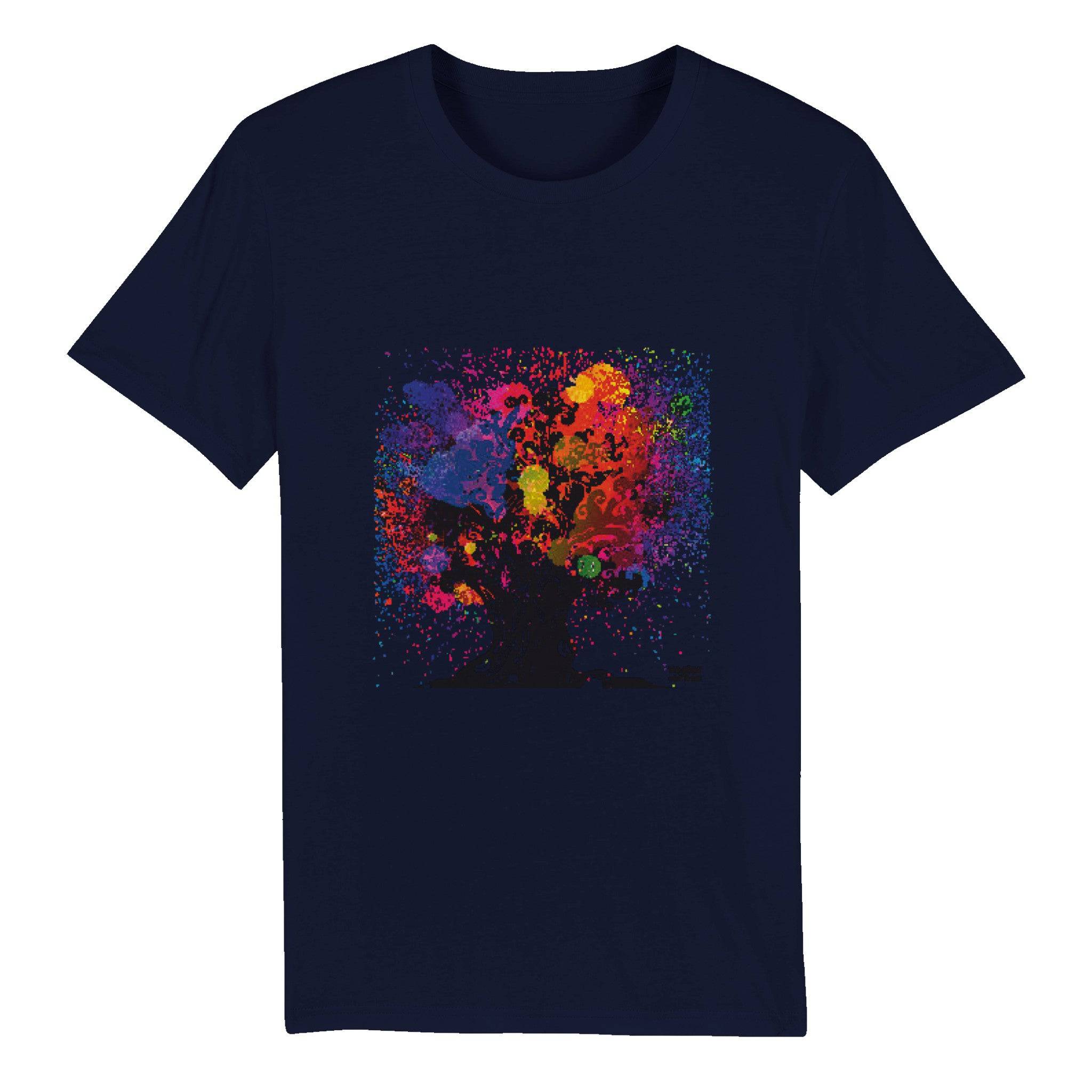100% Organic Unisex T-shirt/Abstract-Tree