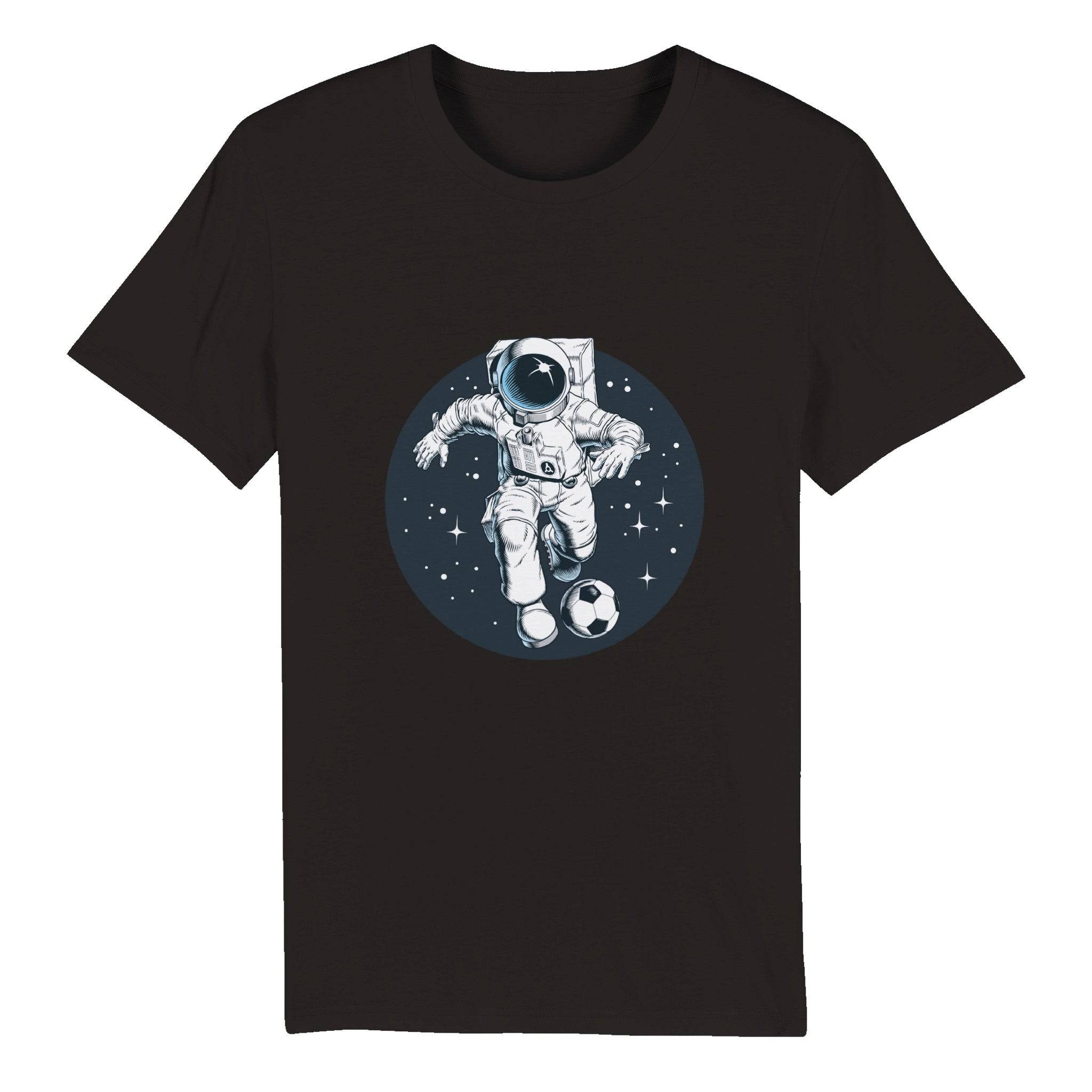 100% Organic Unisex T-shirt/Astronaut-Football