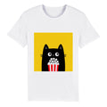 100% Organic Unisex T-shirt/Cat-PopCorn