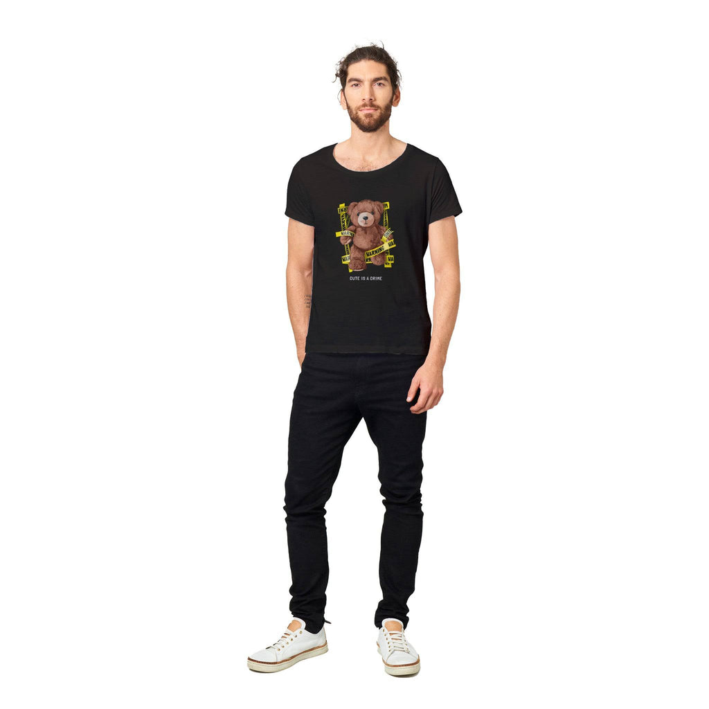 100% Organic Unisex T-shirt/Cute-Is-A-Crime
