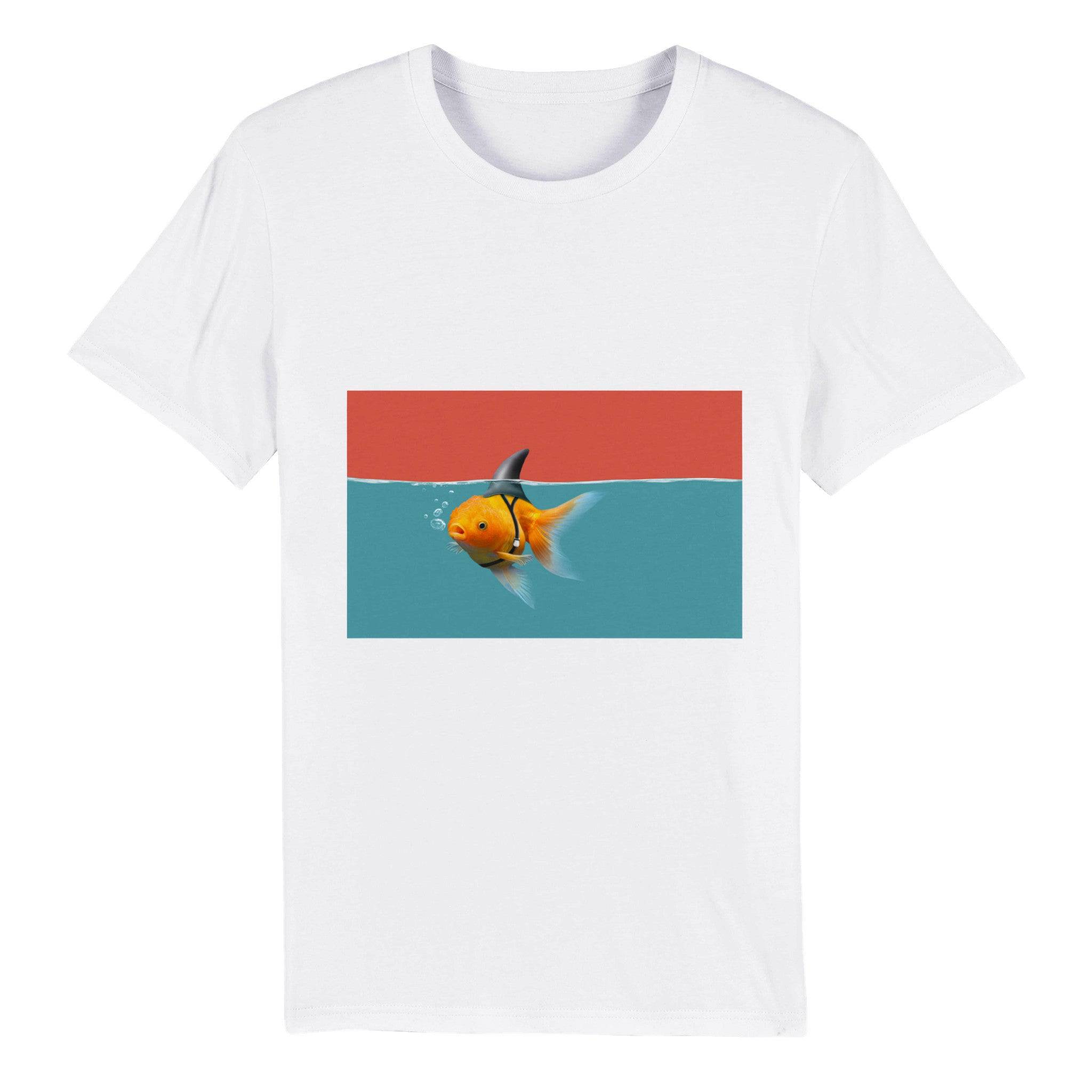 100% Organic Unisex T-shirt/Fish-Shark