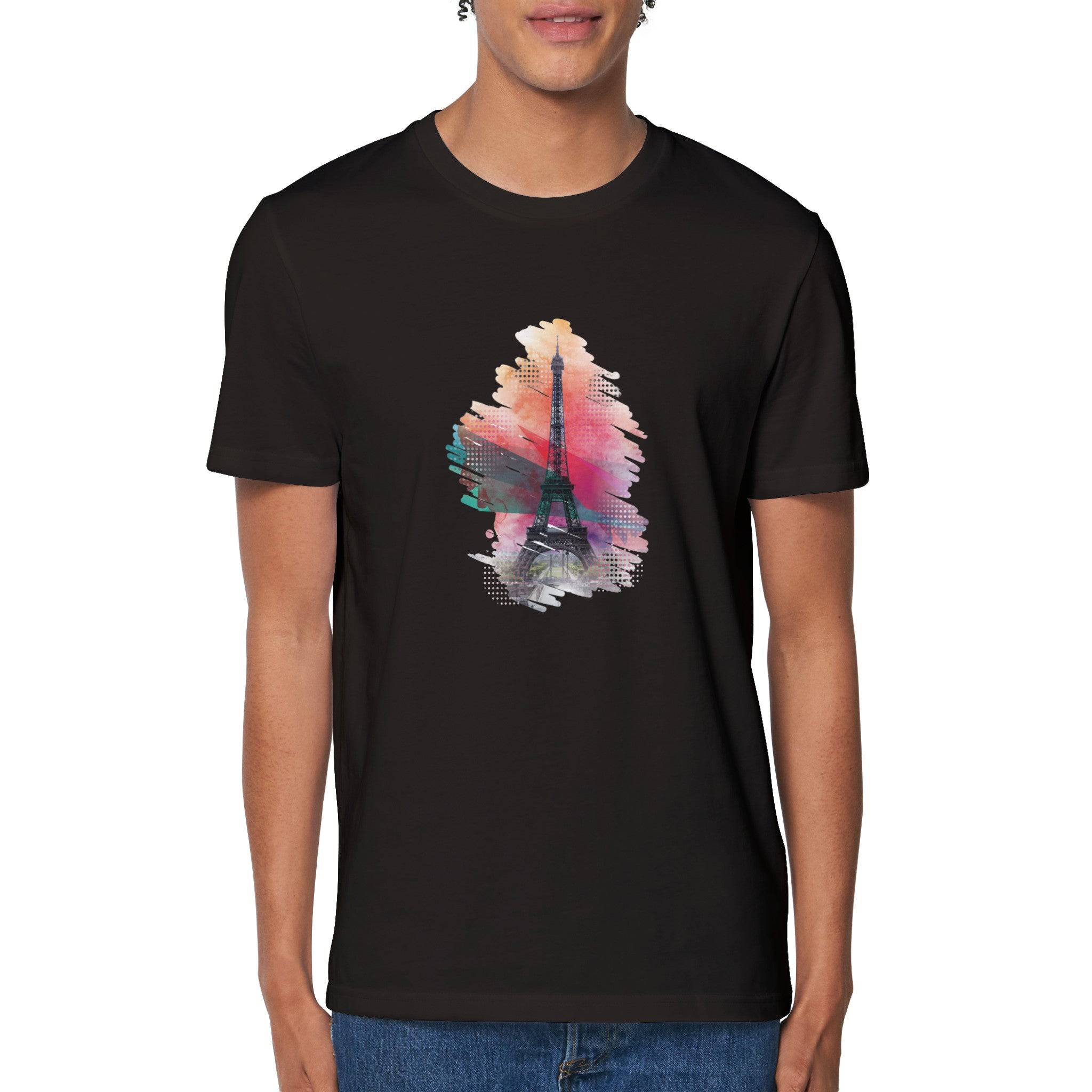 100% Organic Unisex T-shirt/France-Paris