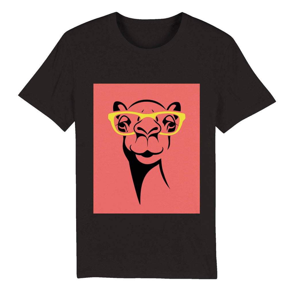 100% Organic Unisex T-shirt/Giraffe-Glasses