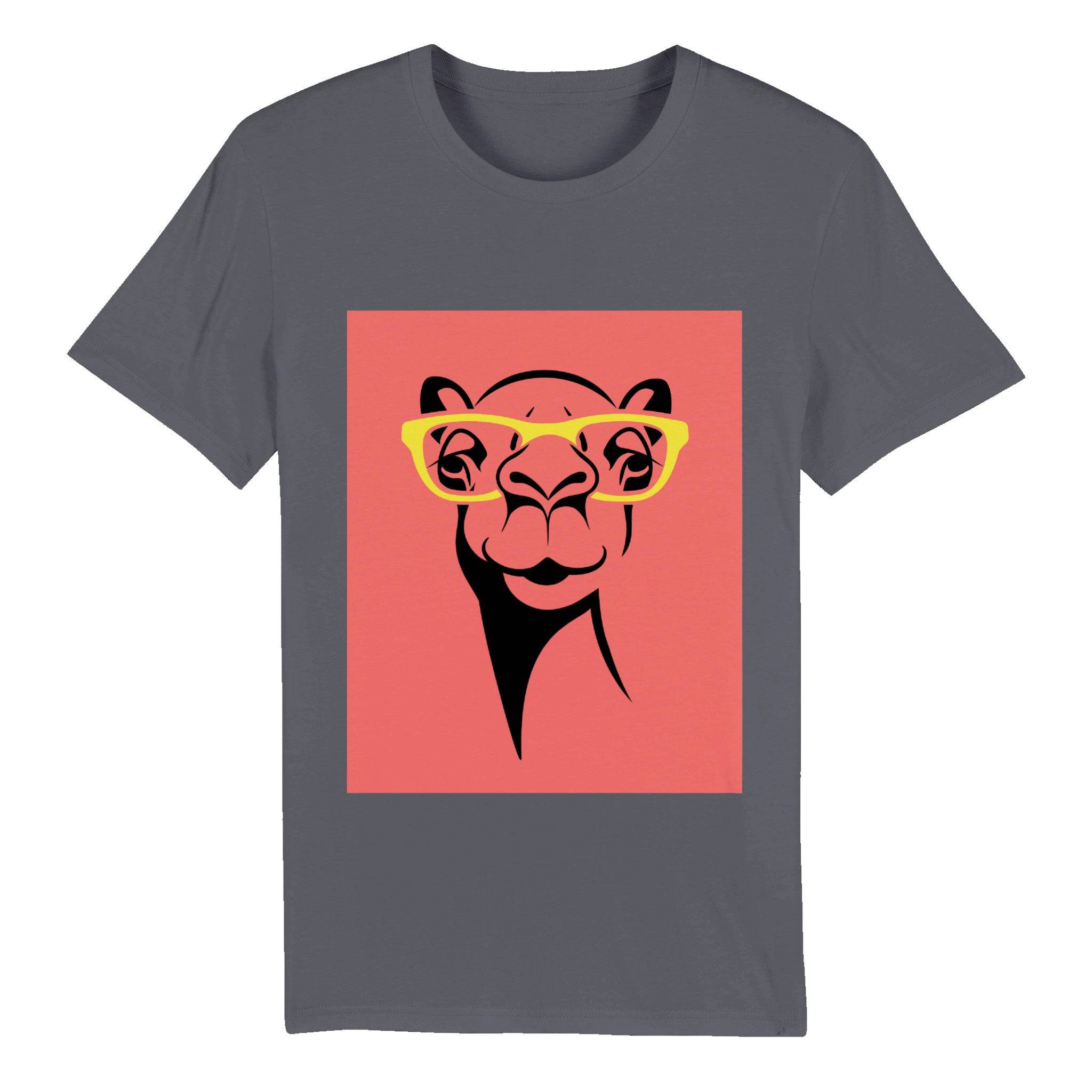 100% Organic Unisex T-shirt/Giraffe-Glasses