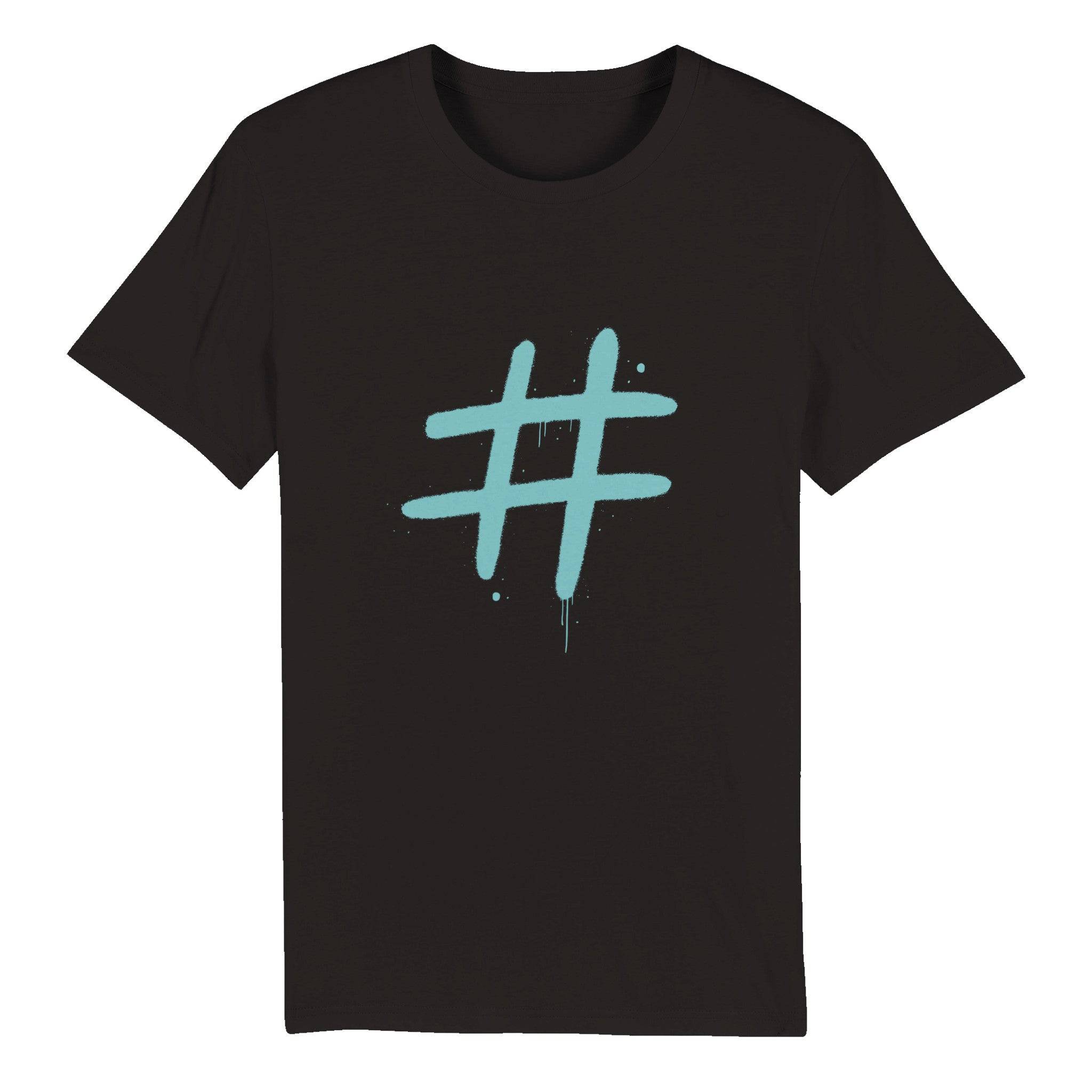 100% Organic Unisex T-shirt/Hashtag