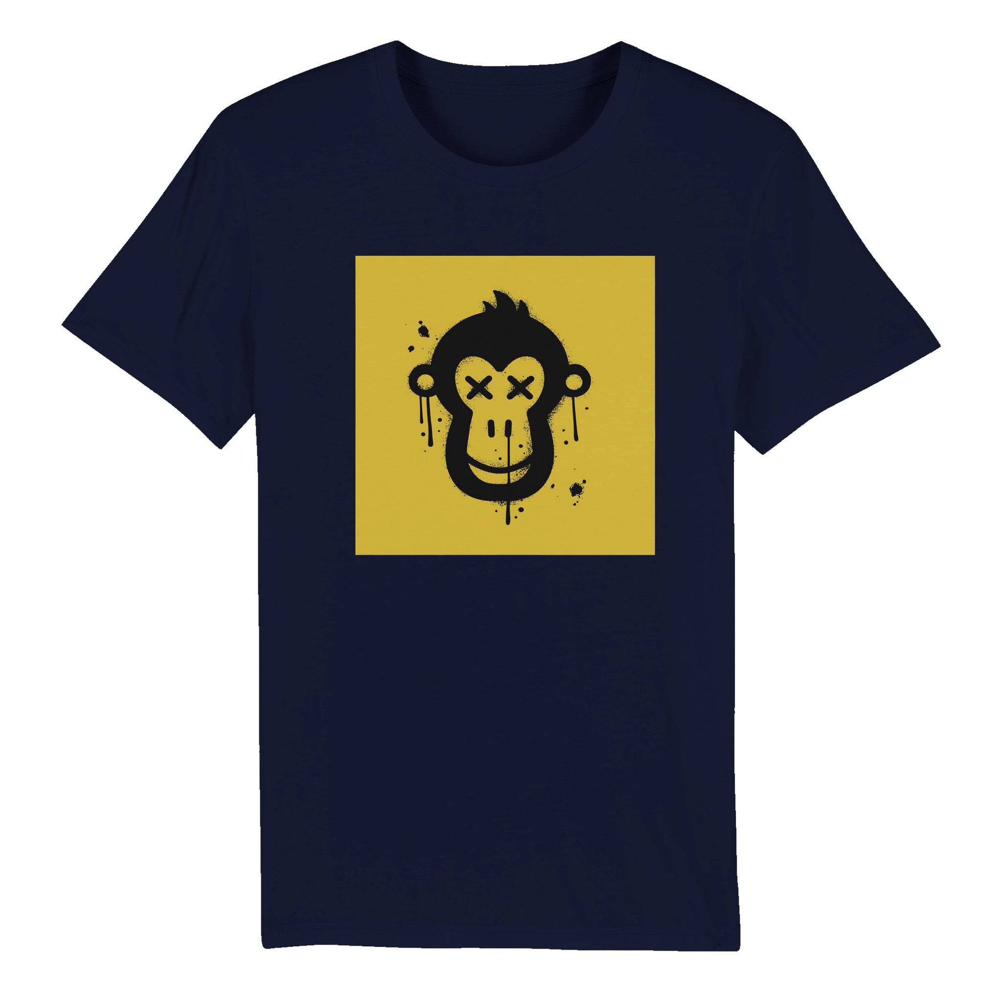 100% Organic Unisex T-shirt/Monkey-X