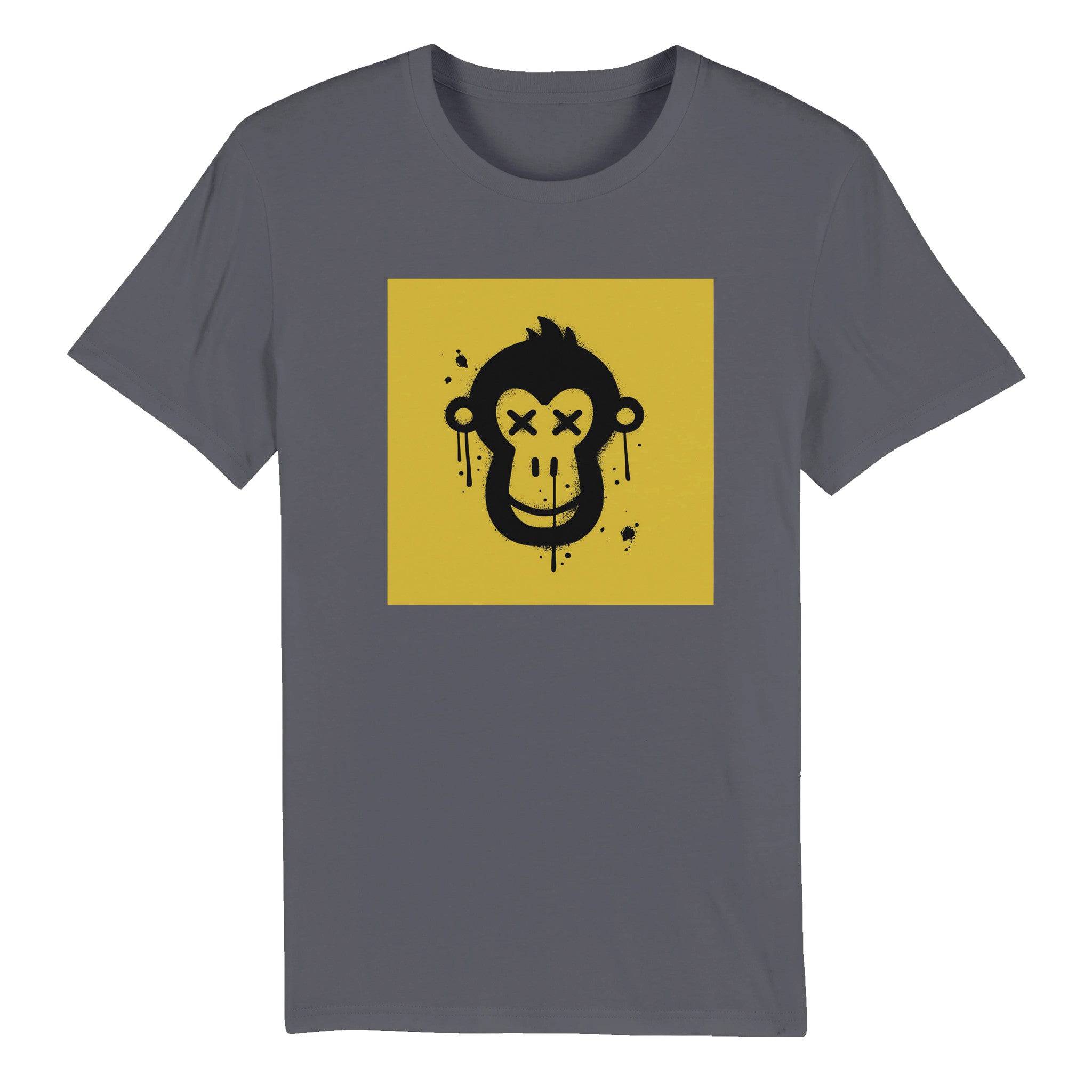 100% Organic Unisex T-shirt/Monkey-X