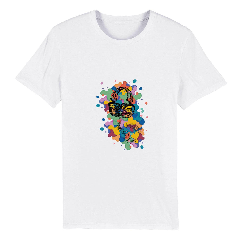 100% Organic Unisex T-shirt/Music-Color