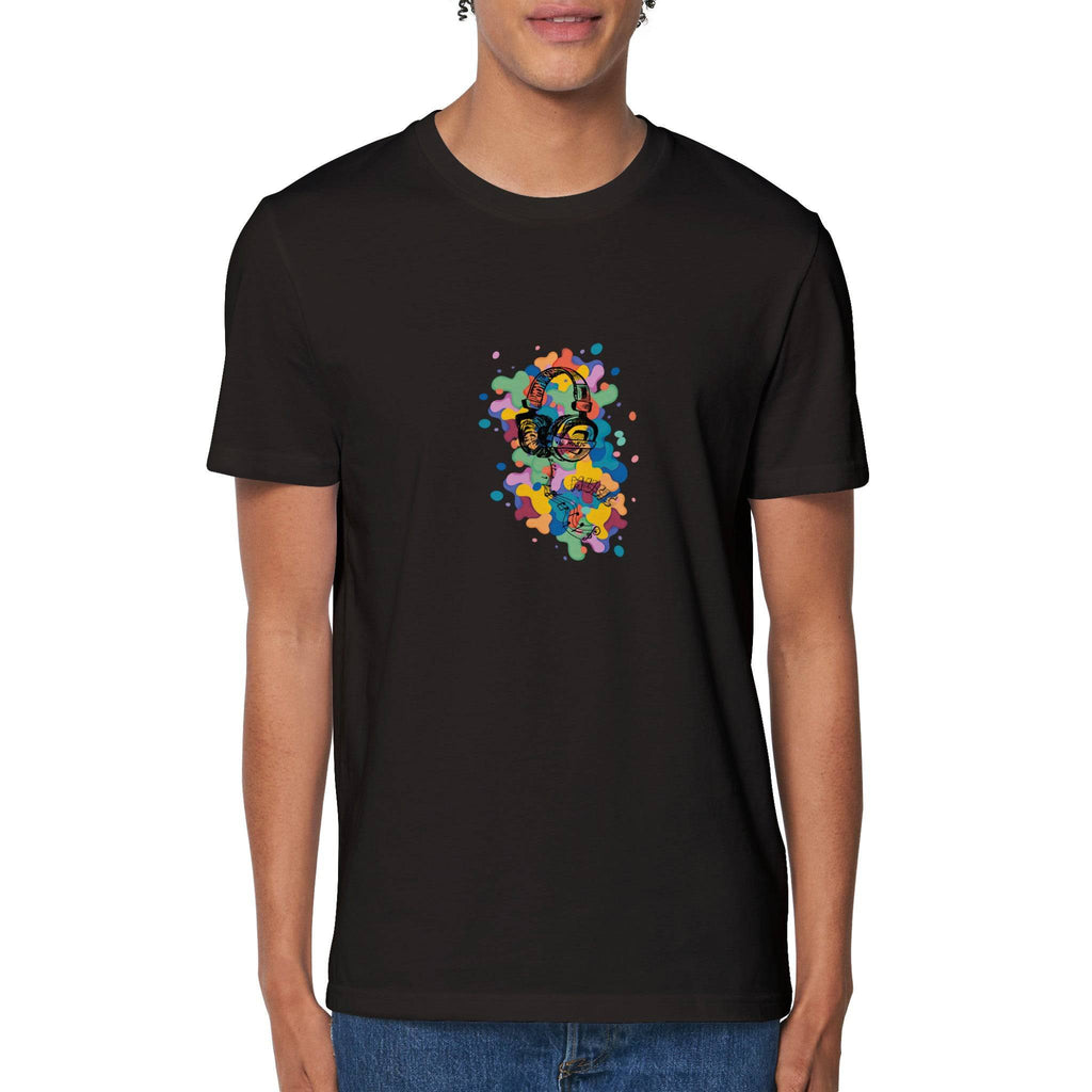100% Organic Unisex T-shirt/Music-Color