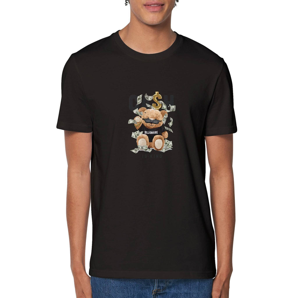 100% Organic Unisex T-shirt/Teddy-Bear-Billioner