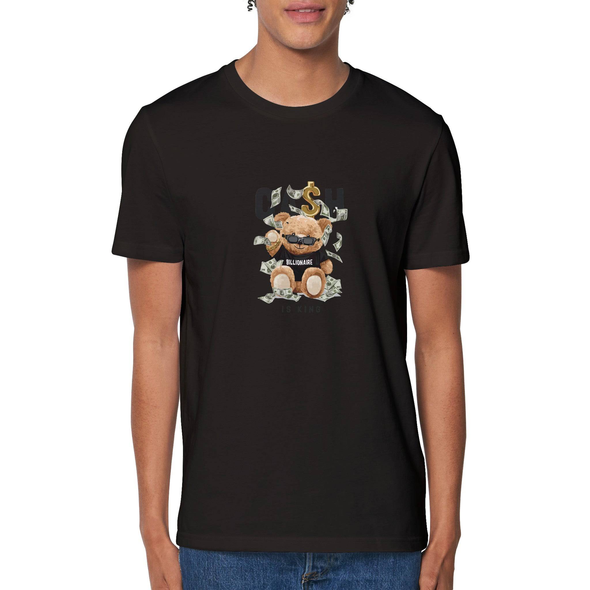 100% Organic Unisex T-shirt/Teddy-Bear-Billioner