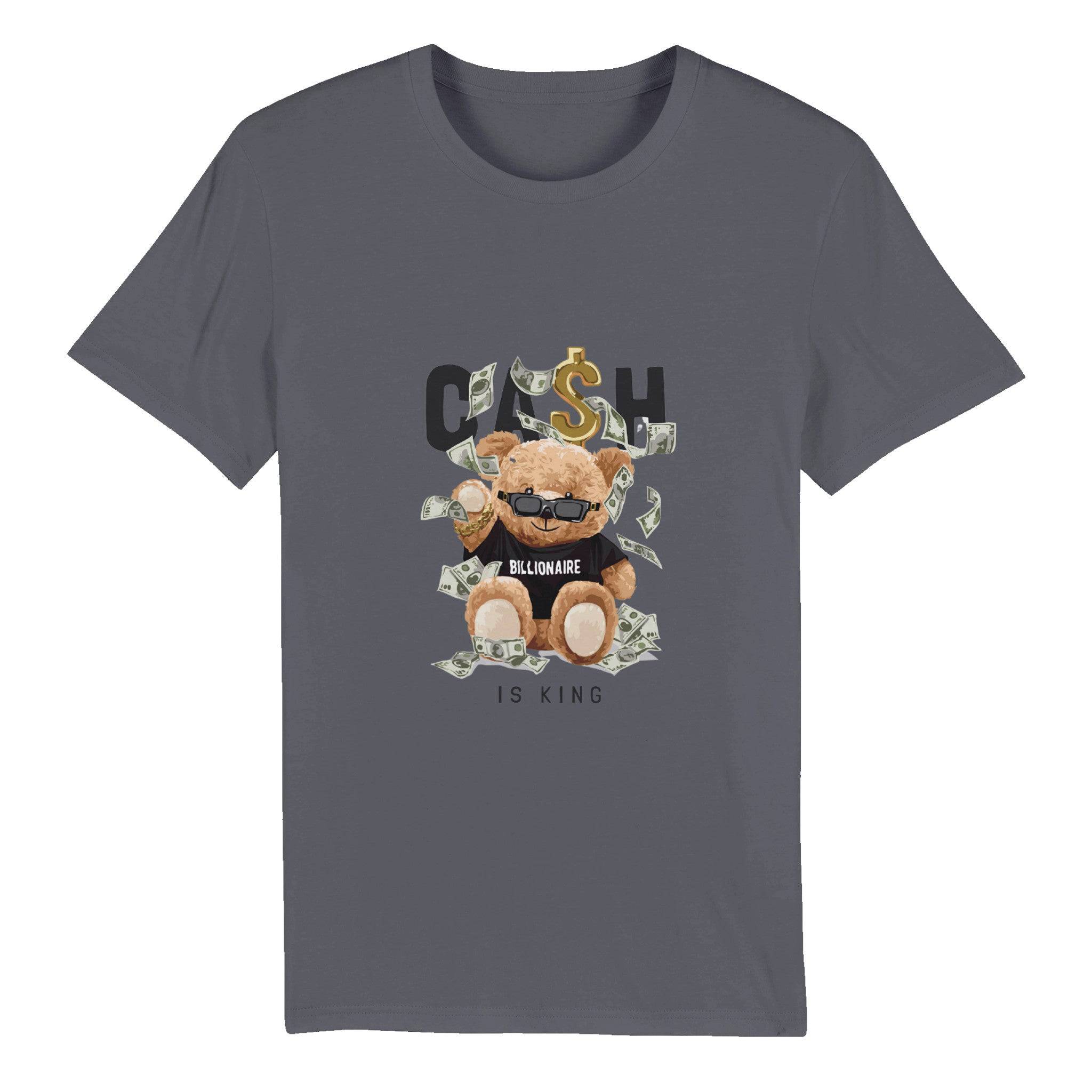 100% Organic Unisex T-shirt/Teddy-Bear-Billioner