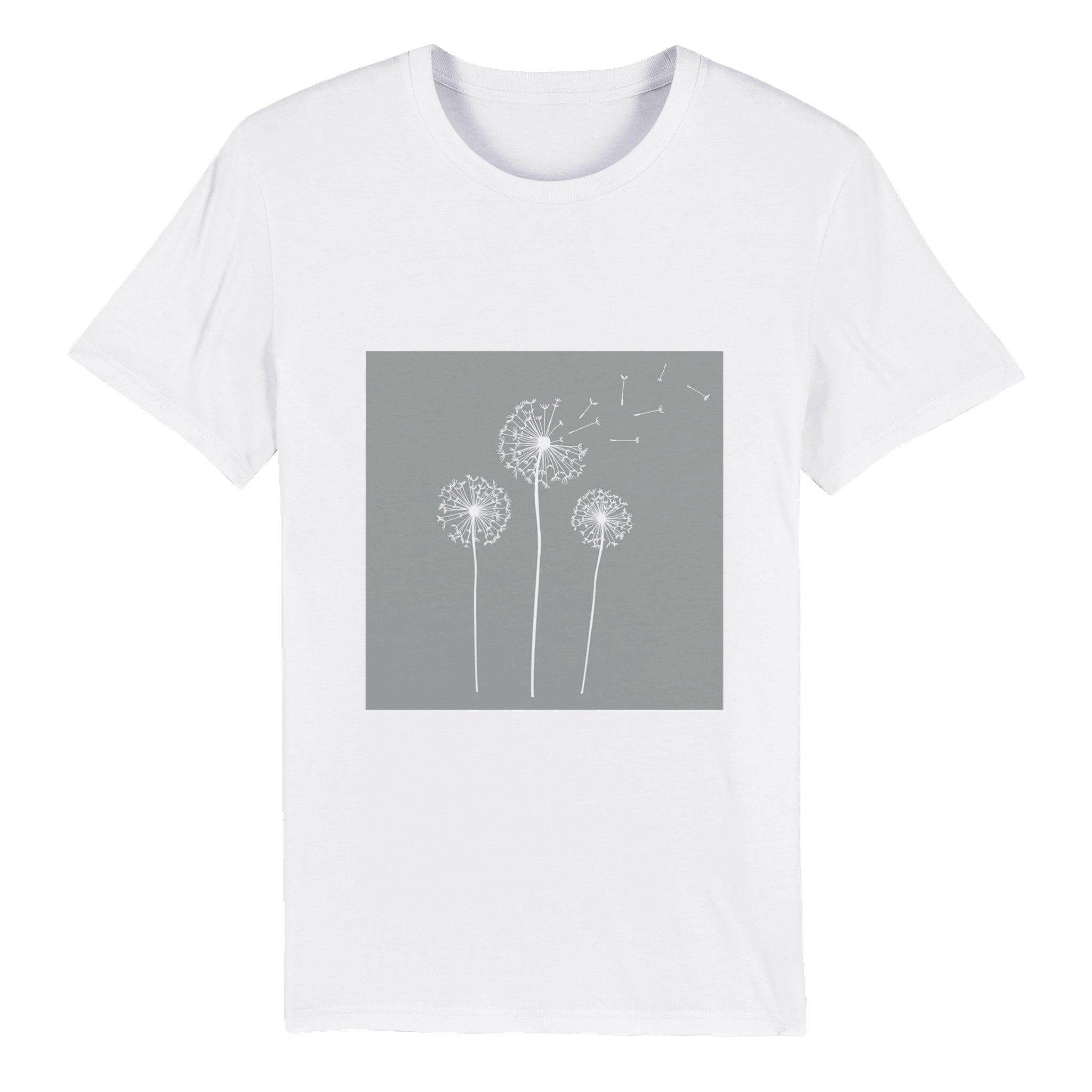 100% Organic Unisex T-shirt/Wind-Flowers