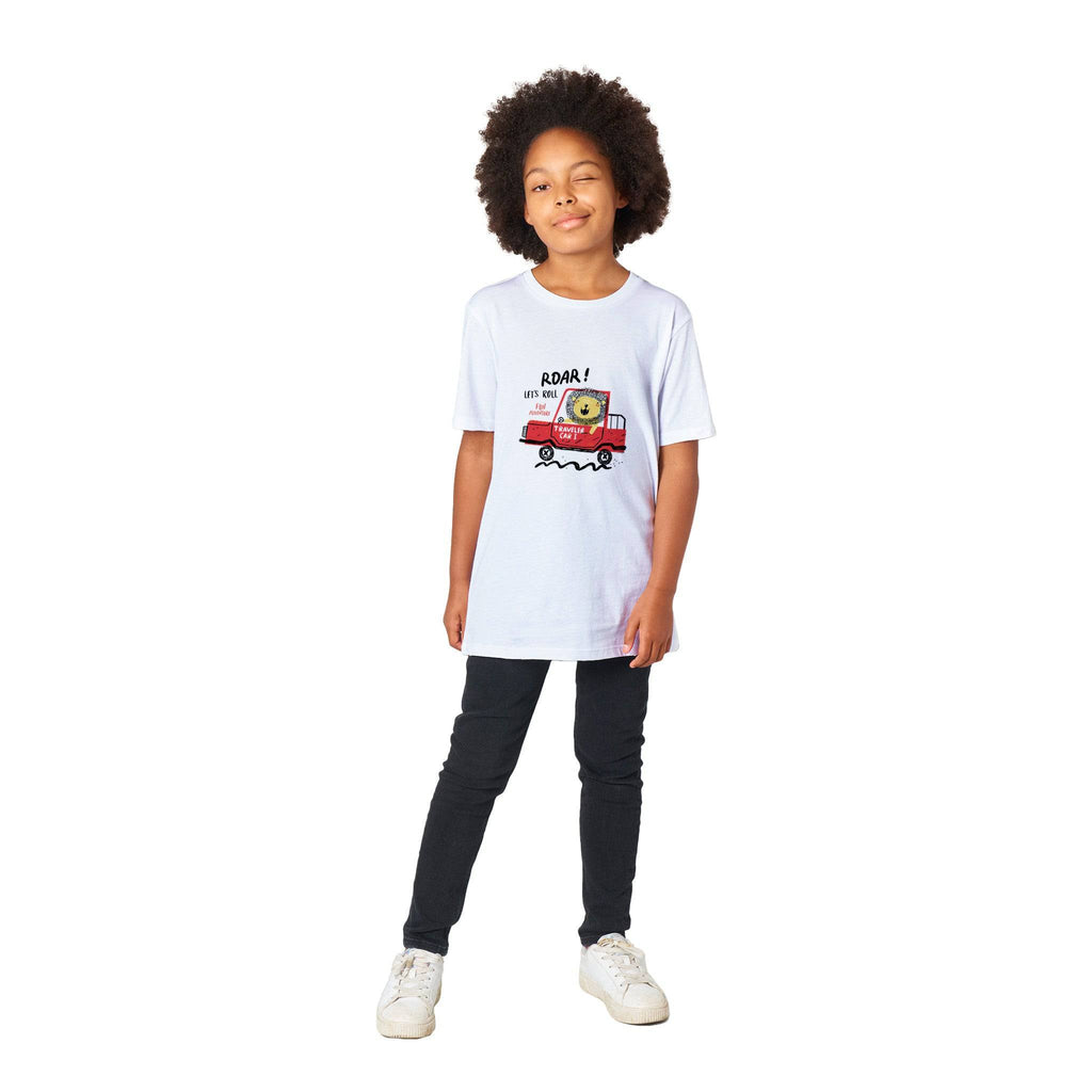 Organic Kids Crewneck T-shirt/Lion-Driver