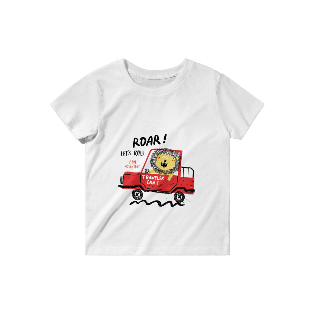 Organic Kids Crewneck T-shirt/Lion-Driver