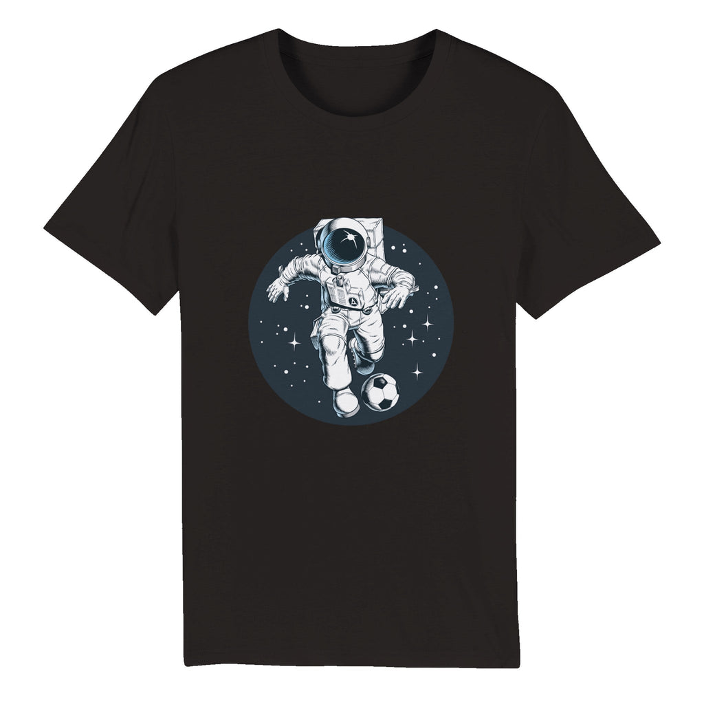 100% Organic Unisex T-shirt/Astronaut-Football
