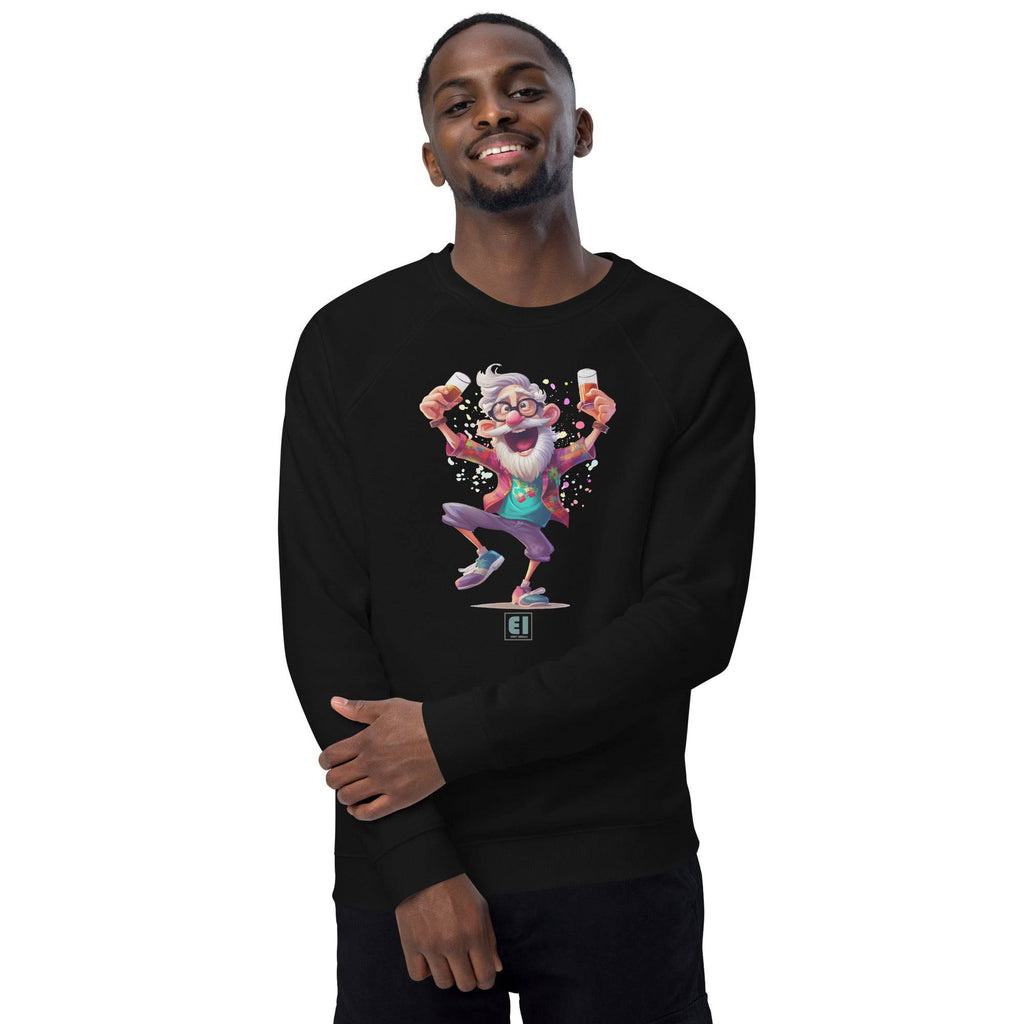 Unisex organic sweatshirt/Grandpa-Drinking