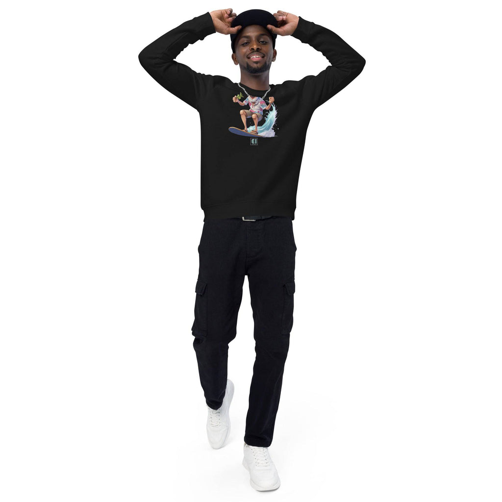 Unisex organic sweatshirt/Grandpa-Surfin