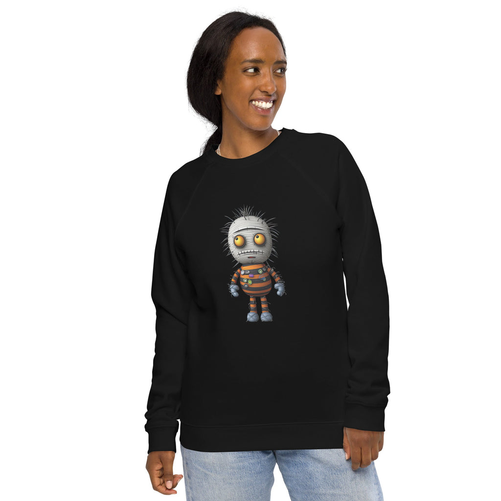 Unisex Organic Sweatshirt/Funny-Creepy-Doll