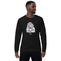 Unisex organic sweatshirt/Cat-Having-Coffee