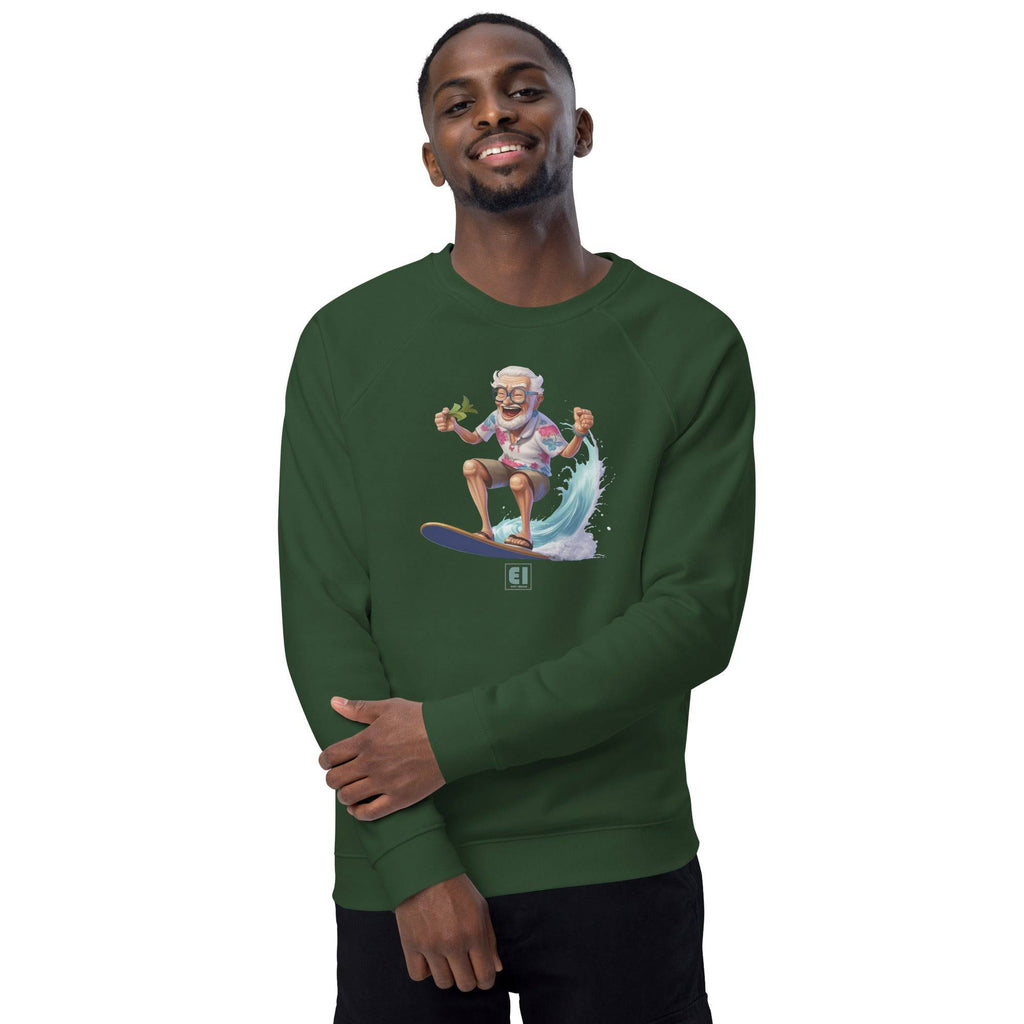 Unisex organic sweatshirt/Grandpa-Surfin